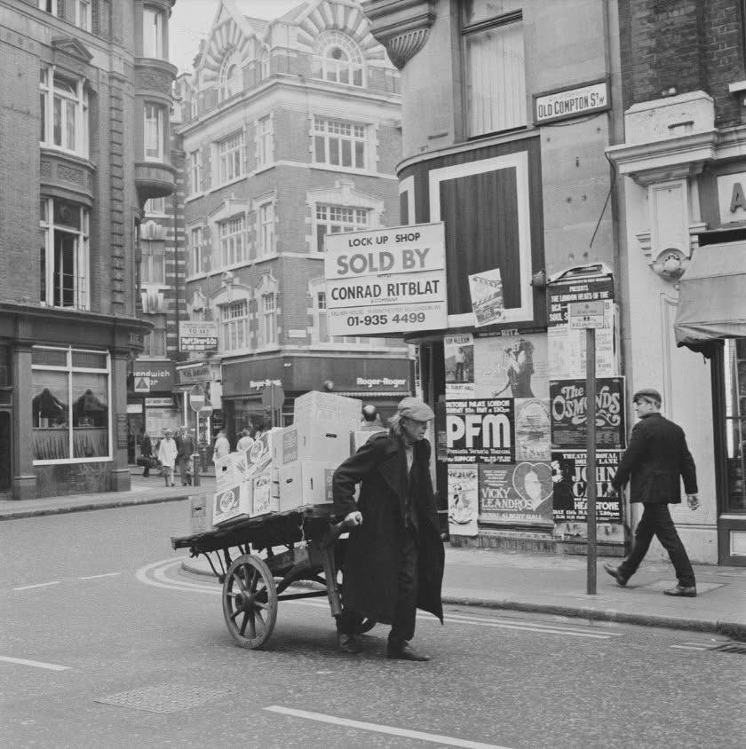 Old - “Soho on the Move – Grit, Graft and Changing Times” A working man ...