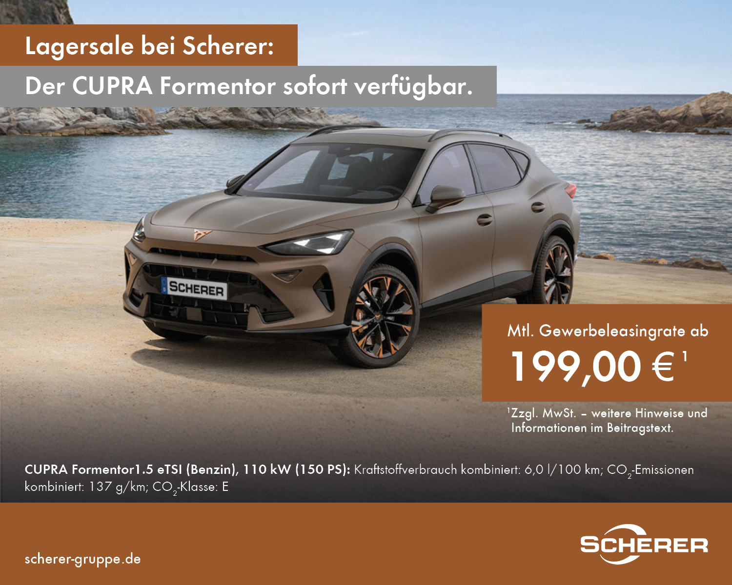 Cupra Formentor Leasing Sofort Verfugbar