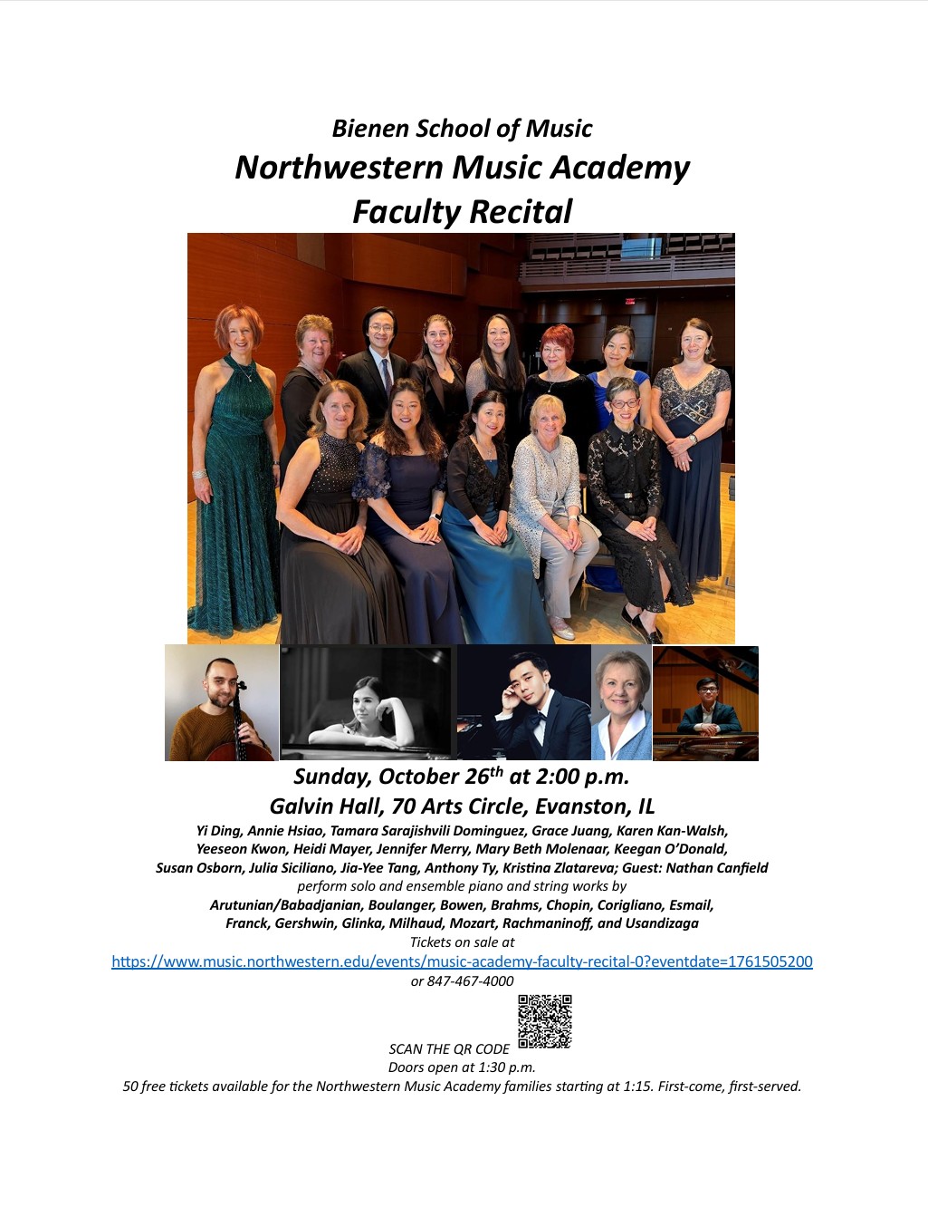 Northwestern University Music Academy | Evanston IL