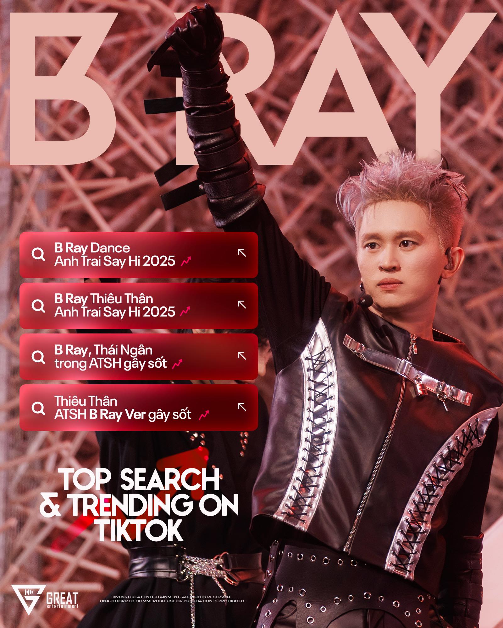 B Ray - Sớm thôi các từ khoá này sẽ là “Đoạn hát của B Ray gây sốt” Còn ...