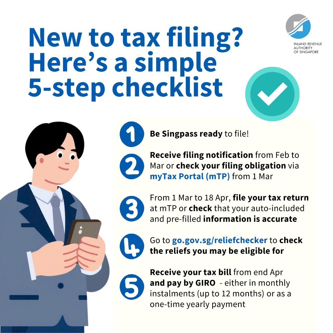 IRAS - Learn what to expect for #TaxSeason2026 if you’re new to filing ...