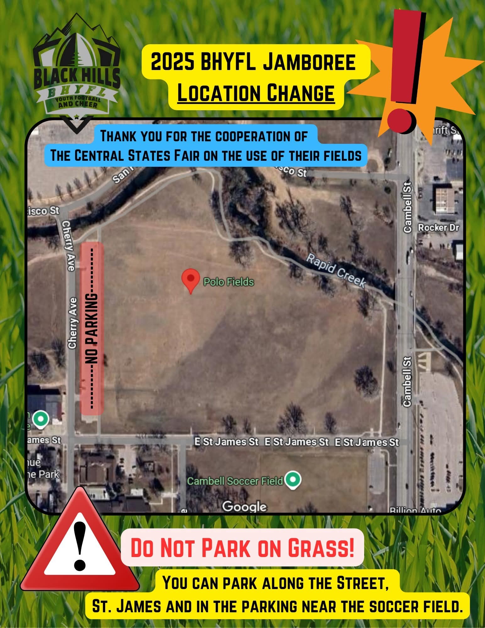 New Location Details... - Black Hills Youth Football & Cheer | Facebook