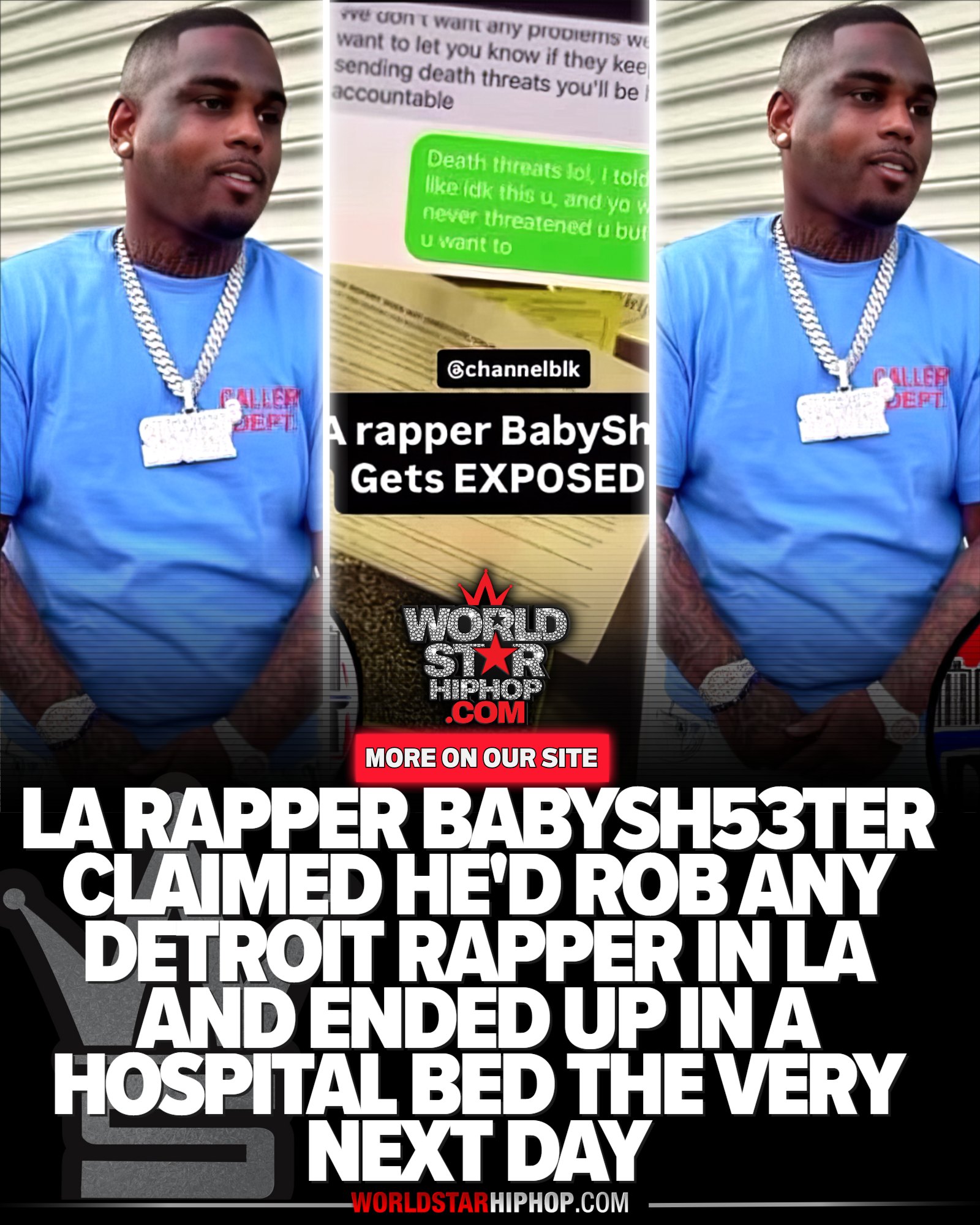 Worldstar - LA rapper went on record saying he'd rob any Detroit rapper ...