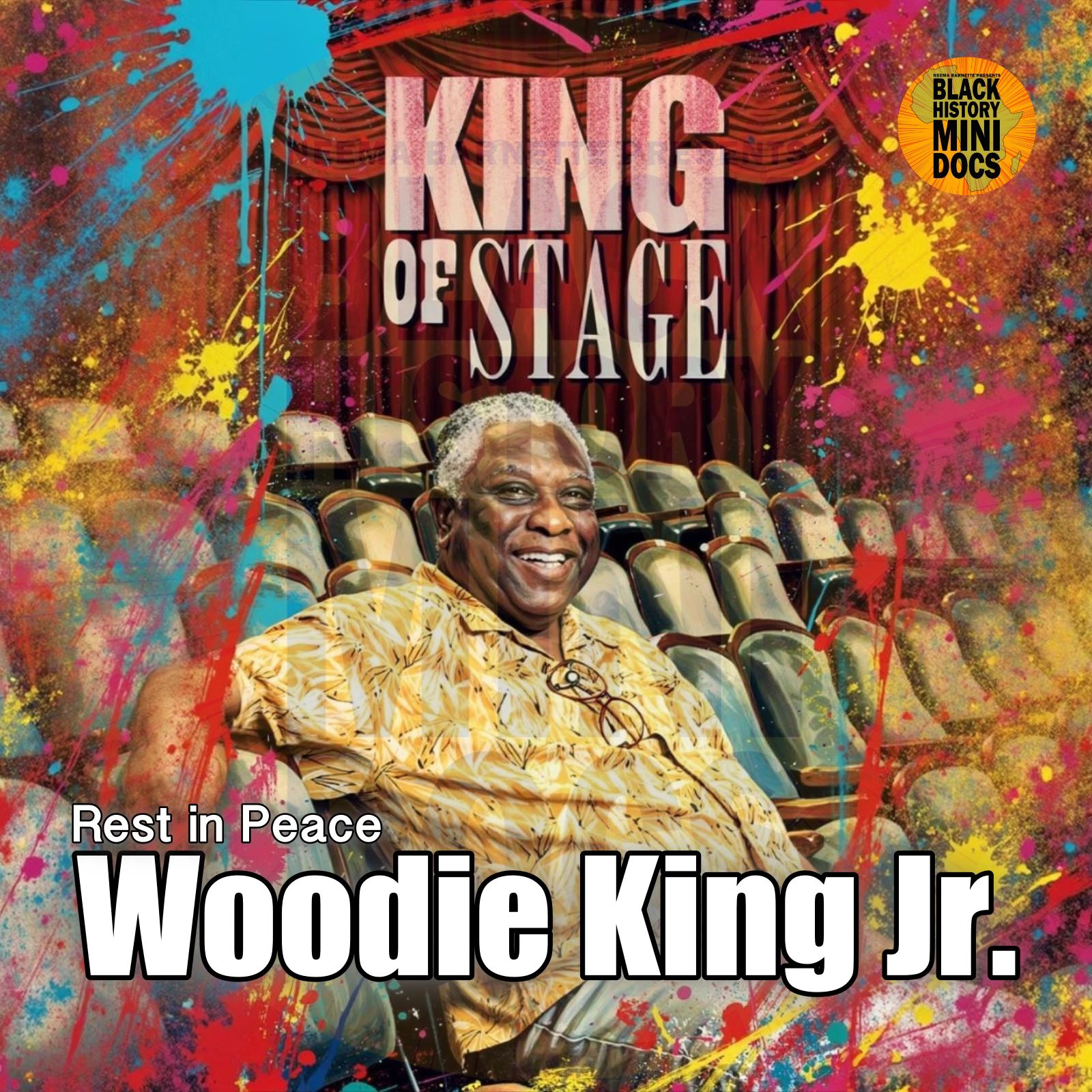 ?️ RIP to a theater icon, **Woodie King Jr.** ? July 27, 1937 