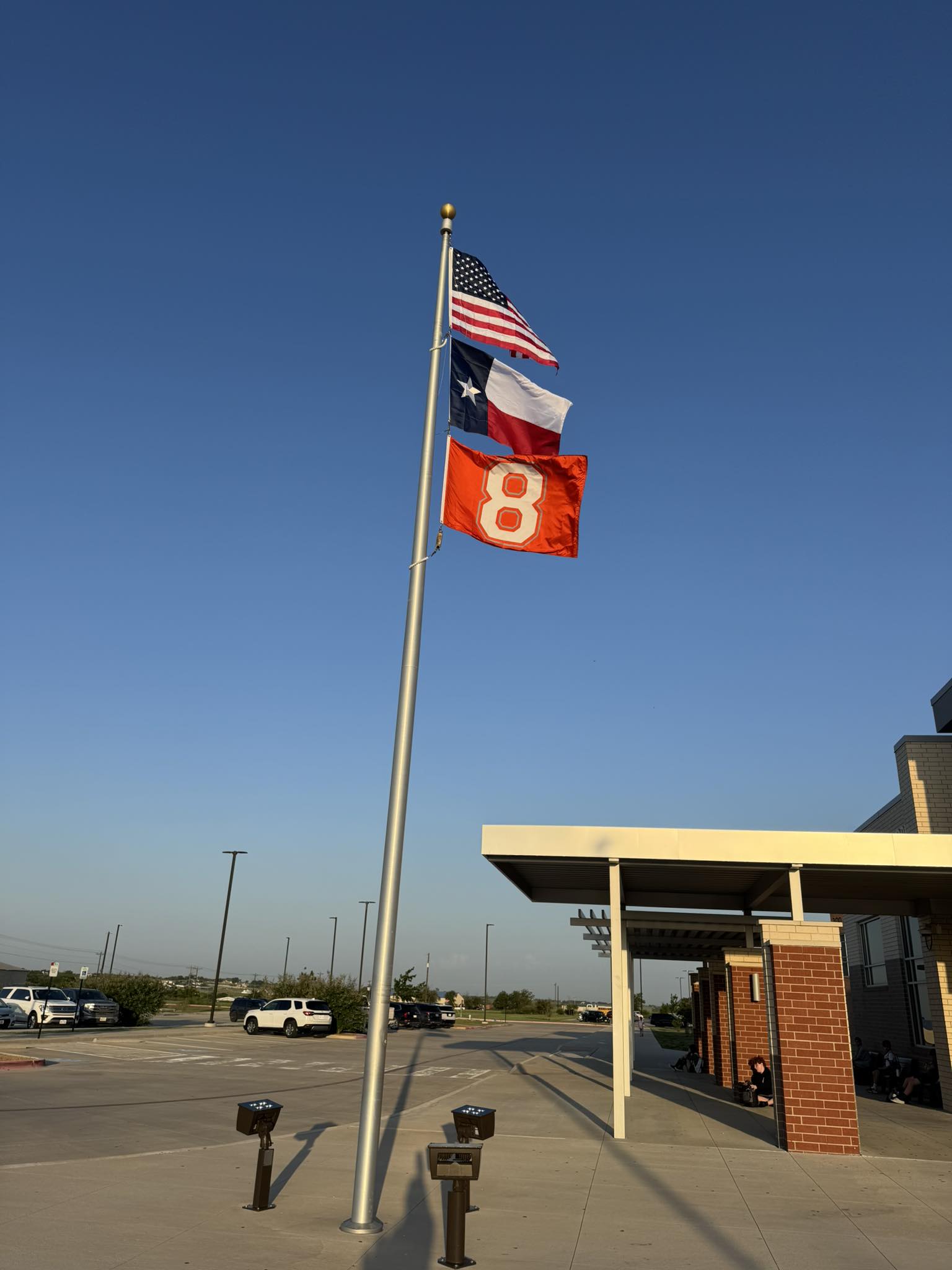 Moore - The FIRST TIME EVER that the Class of 2030 flag flies high ...