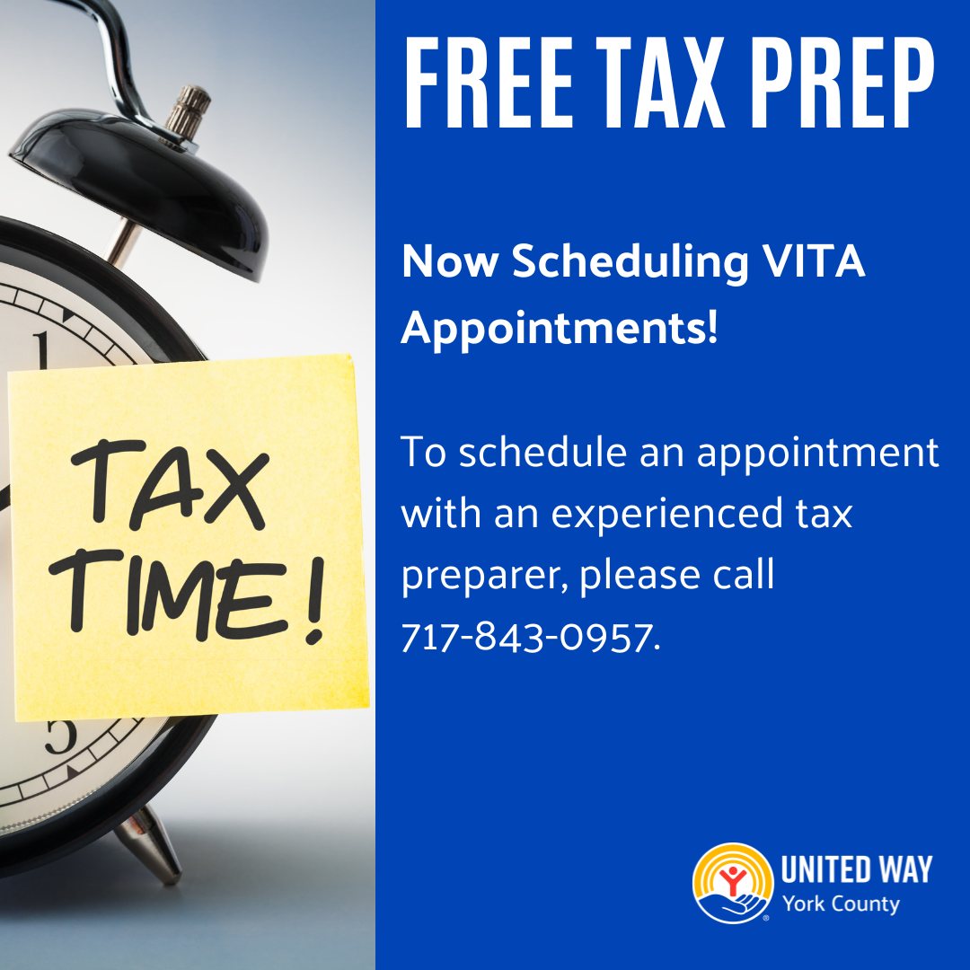 United - It’s that time again… TAX SEASON! Appointments for our free ...