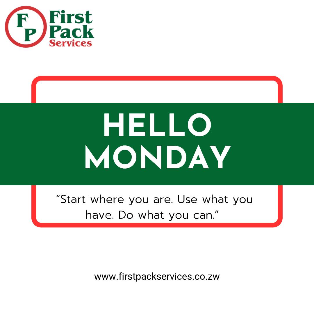 “Start where you are. Use what you... - First Pack Services | Facebook