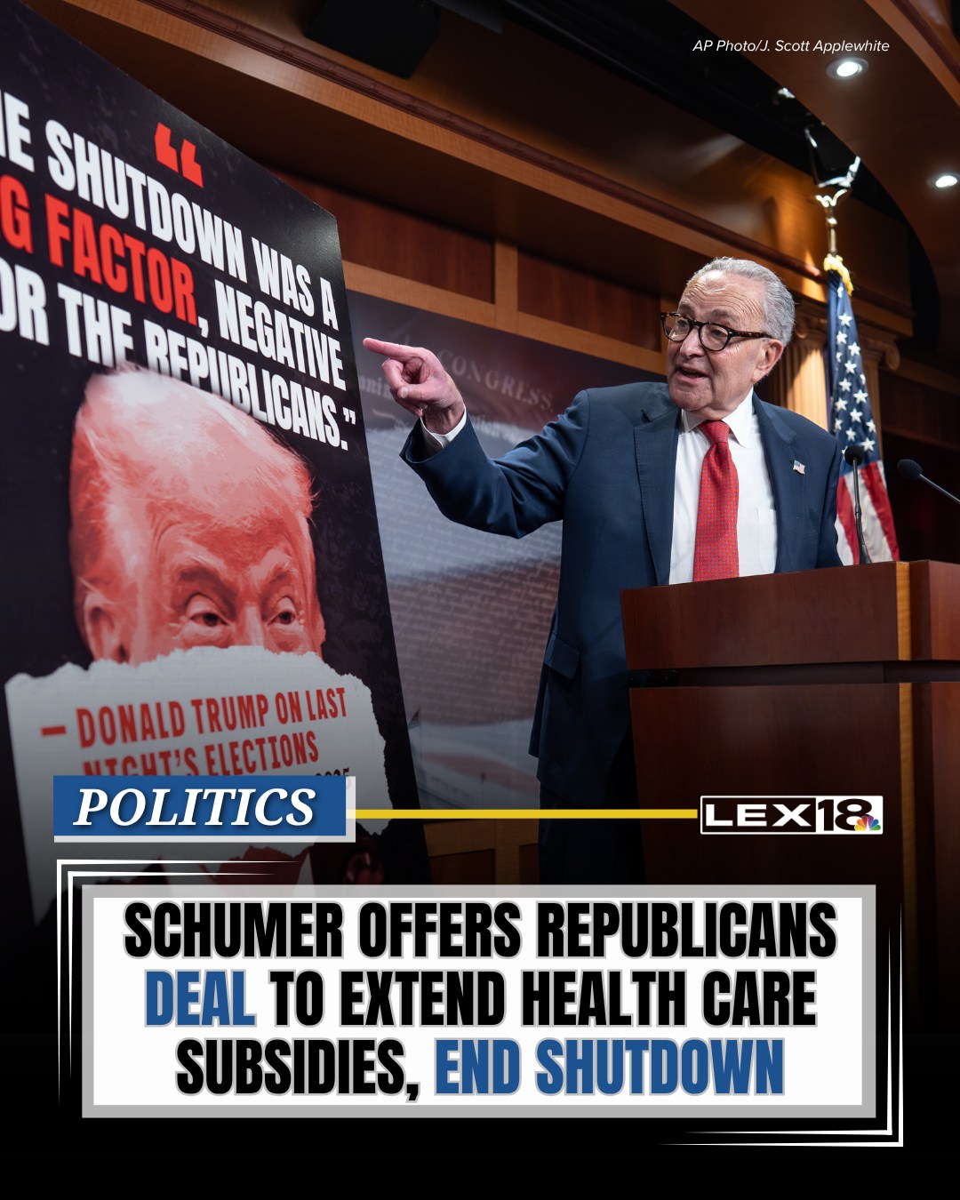 LEX - 'ALL REPUBLICANS HAVE TO DO IS SAY YES': Senate Democratic Leader ...