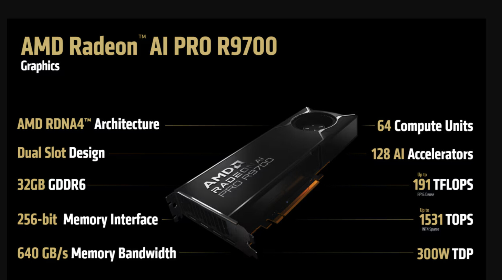 CPUDD - 🧠 AMD เปิดตัว Radeon AI PRO R9700 – การ์ดจอ AI สุดแรง เตรียมวาง ...