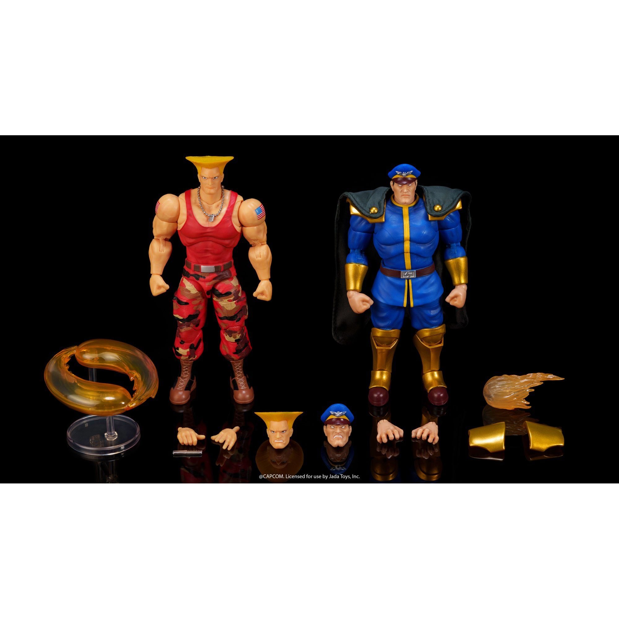 Official pictures of the Jada Toys Street Fighter II M. Bison
