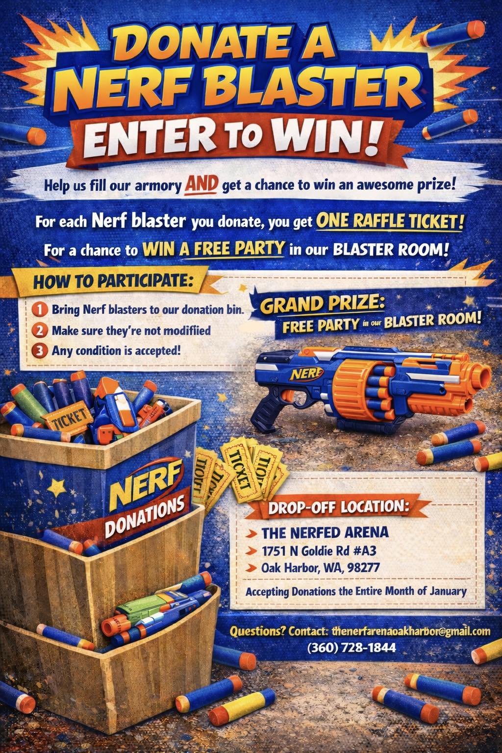 The Nerfed Arena Oak Harbor | Oak Harbor WA