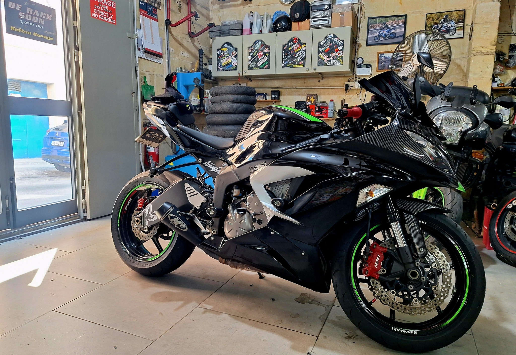 kawasaki #ninja636 at #KeitsuGarage #motorcycle #repair #SanGwann