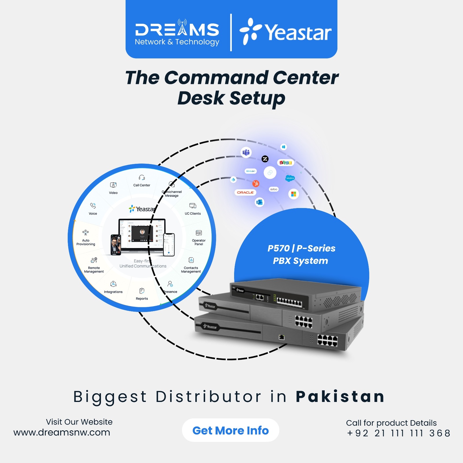 Dreams - The Yeastar P570 P-Series PBX System delivers enterprise-grade ...
