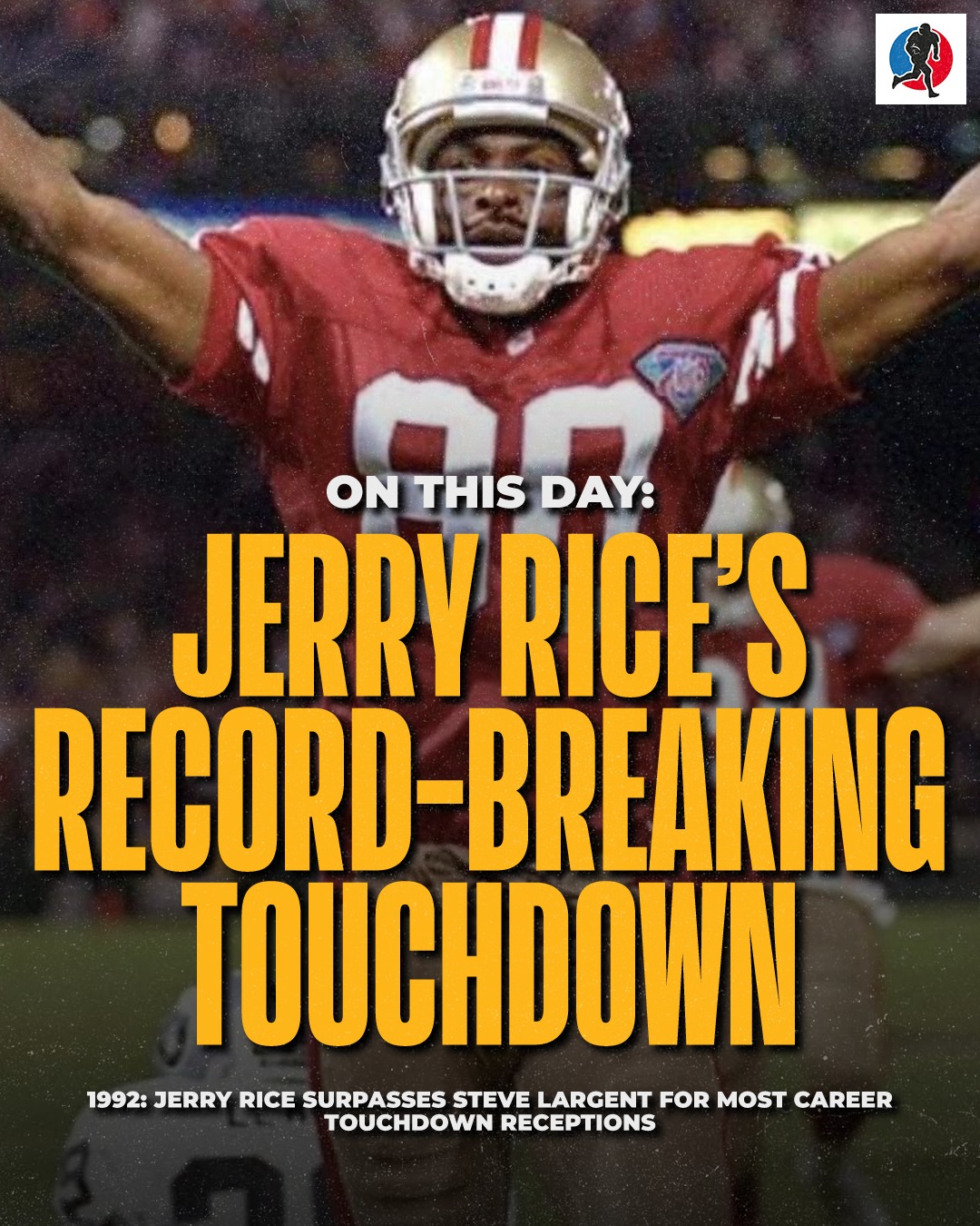 Pro - 🗓️ December 6th in NFL History: 49ers WR Jerry Rice set the new ...