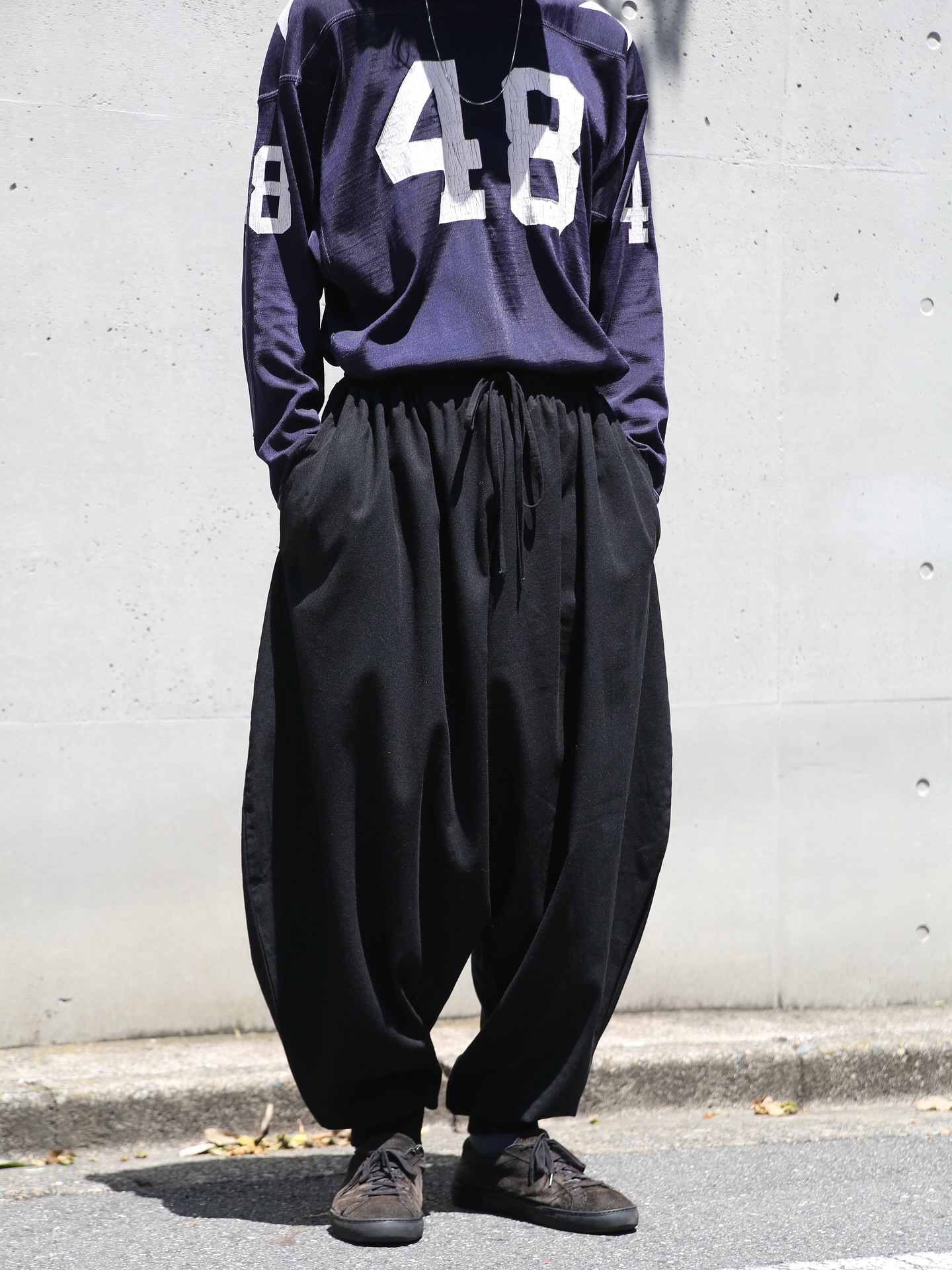2000s linen sarrouel pants サルエルパンツ。 元はイスラム圏の衣服