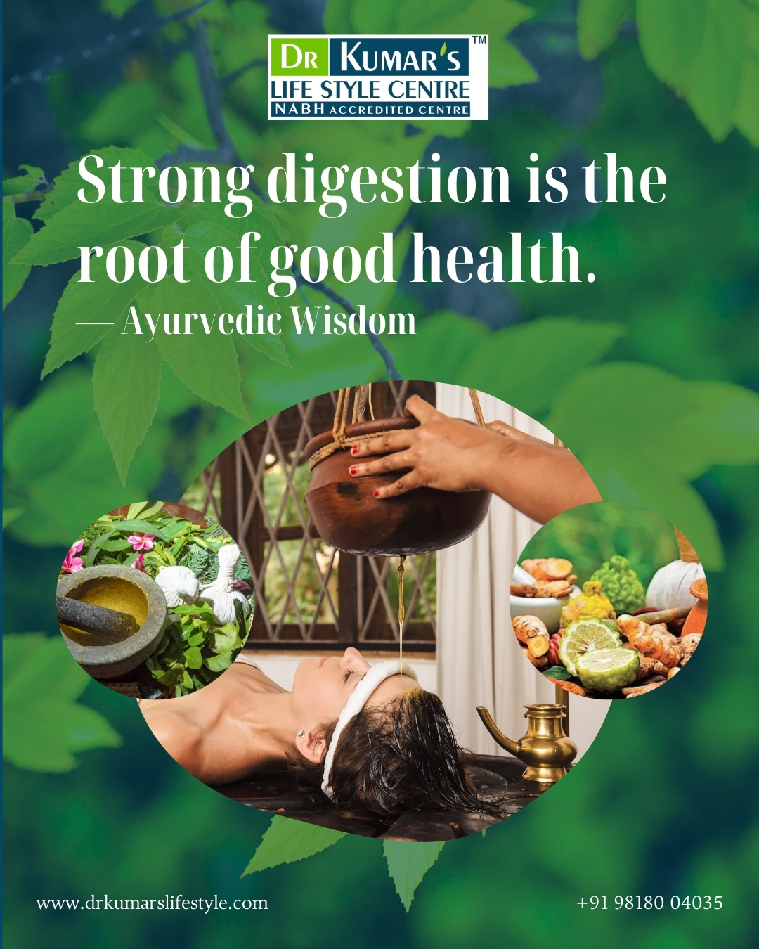 Dr - Strong digestion is the root of good health. — Ayurvedic Wisdom In ...