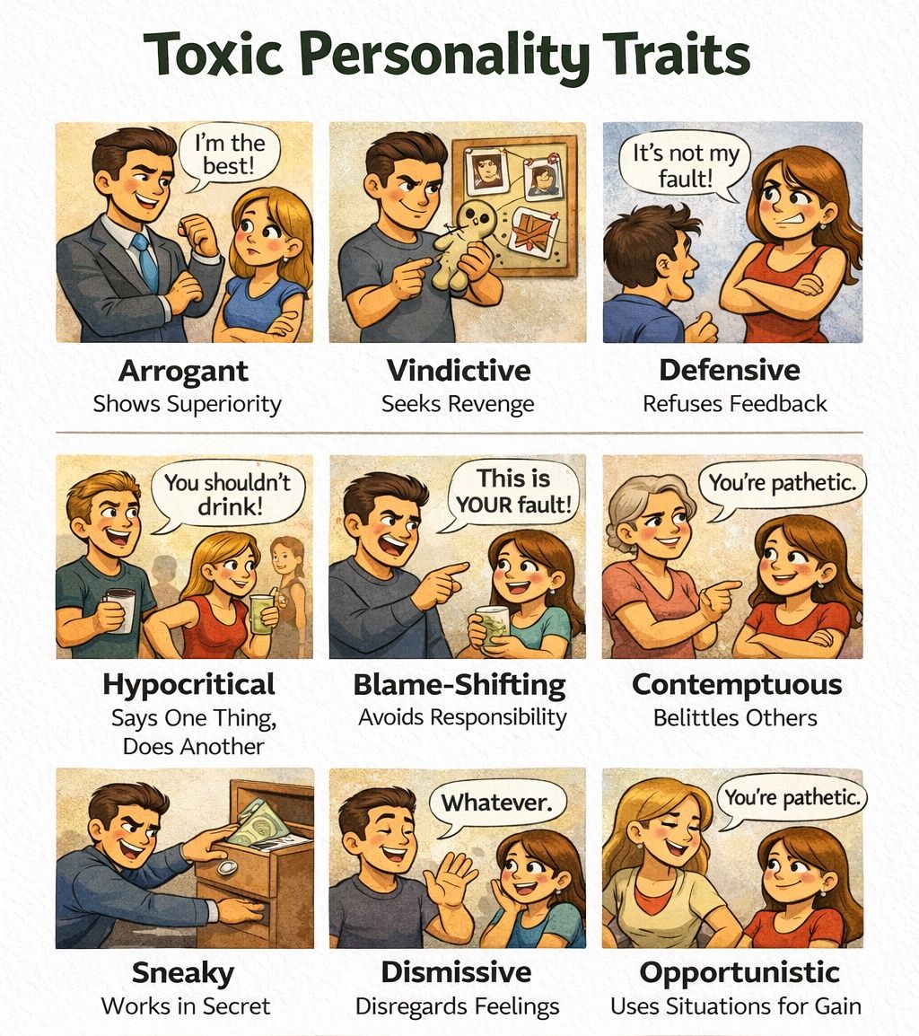 Learning - Emotionally Dangerous People 1. Sweet-Talker — Says nice ...