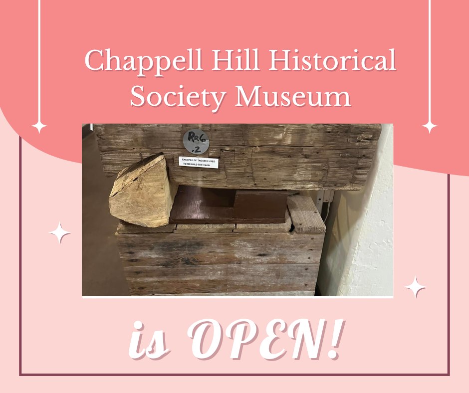 Chappell - We are open today! Come see us and check out our exhibits ...