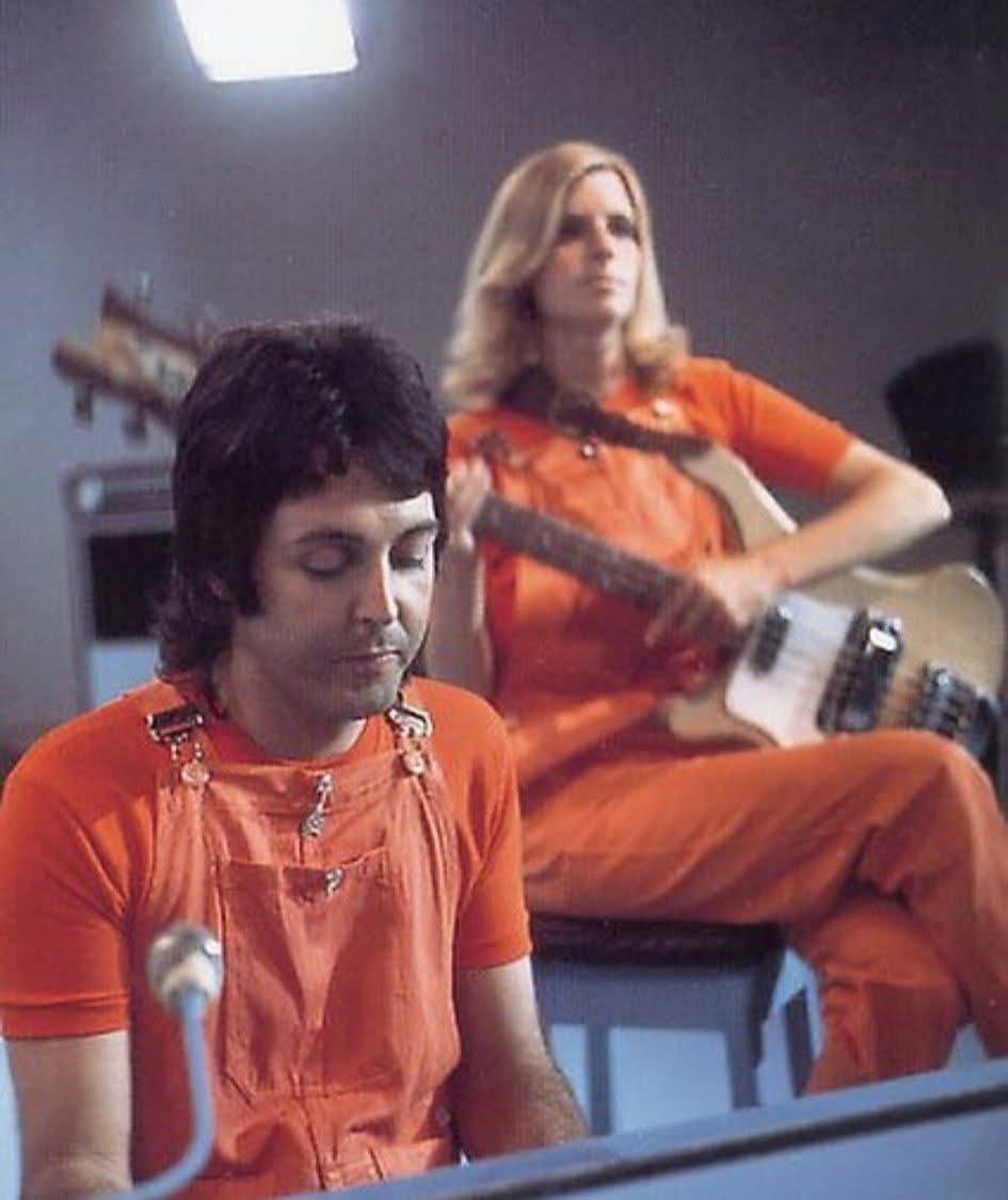 Paul and Linda McCartney, 1972.