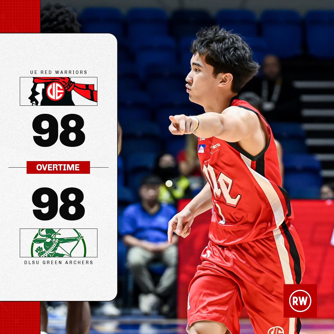 RedWire - OVERTIME ⏱️‼️ The UE Red Warriors and DLSU Green Archers are ...