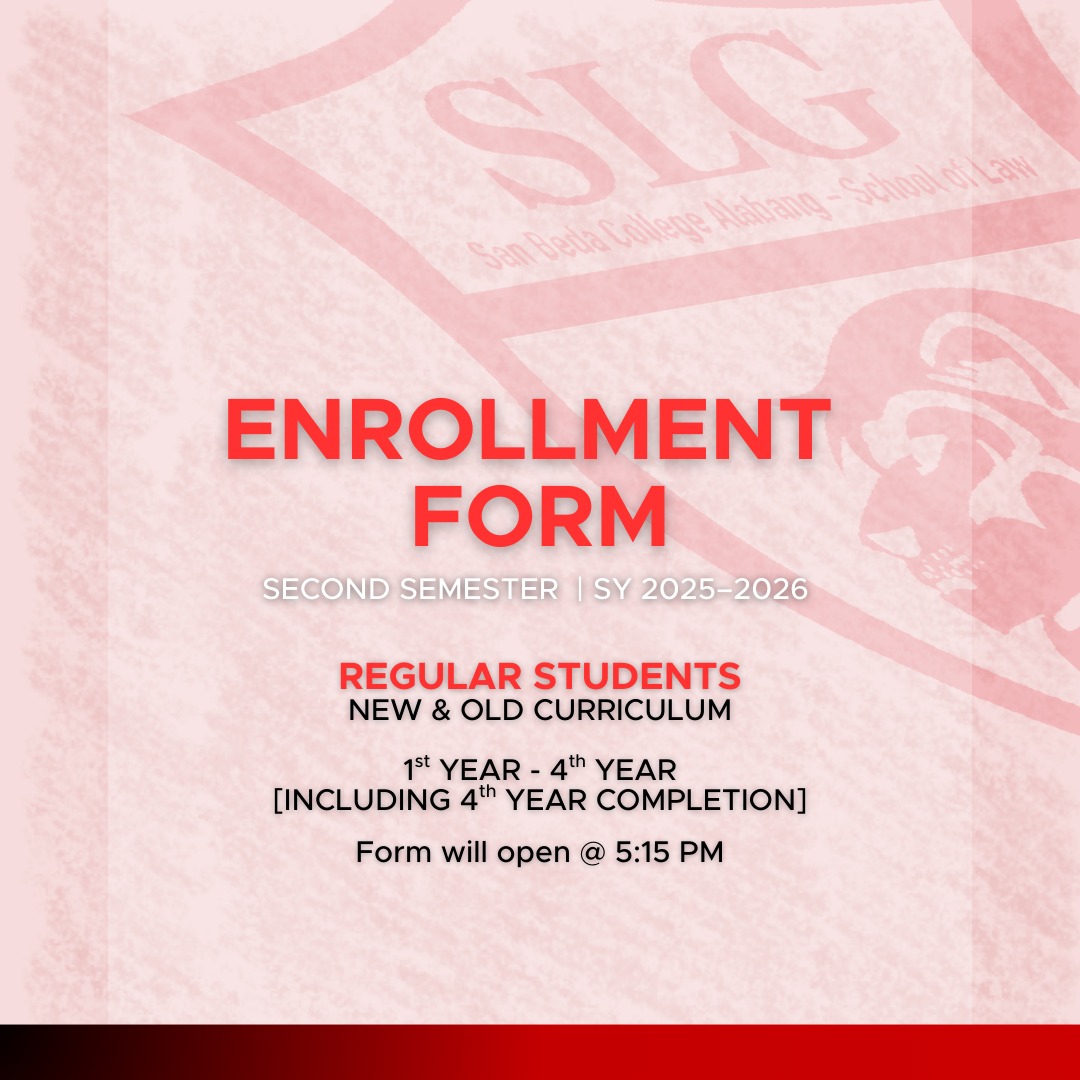📌 𝗘𝗡𝗟𝗜𝗦𝗧𝗠𝗘𝗡𝗧 𝗙𝗢𝗥𝗠... - SBCA School of Law Government - SLG | Facebook