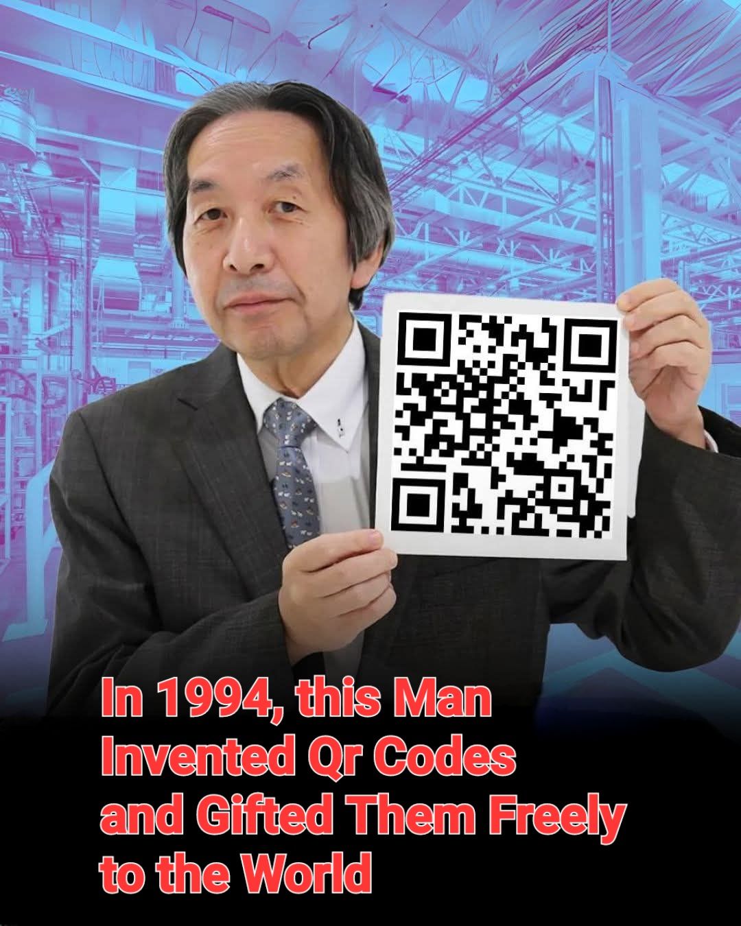 Earth - The Inspiring Story of the QR Code In 1994, Japanese engineer ...