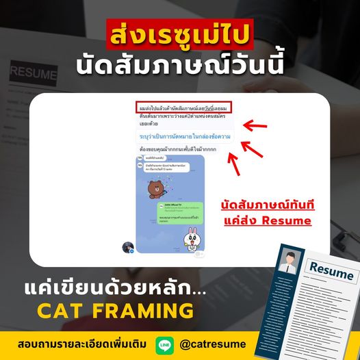 Cat Resume - รับทำเรซูเม่/เอกสารสมัครงาน งานเร่ง งานด่วน | Facebook