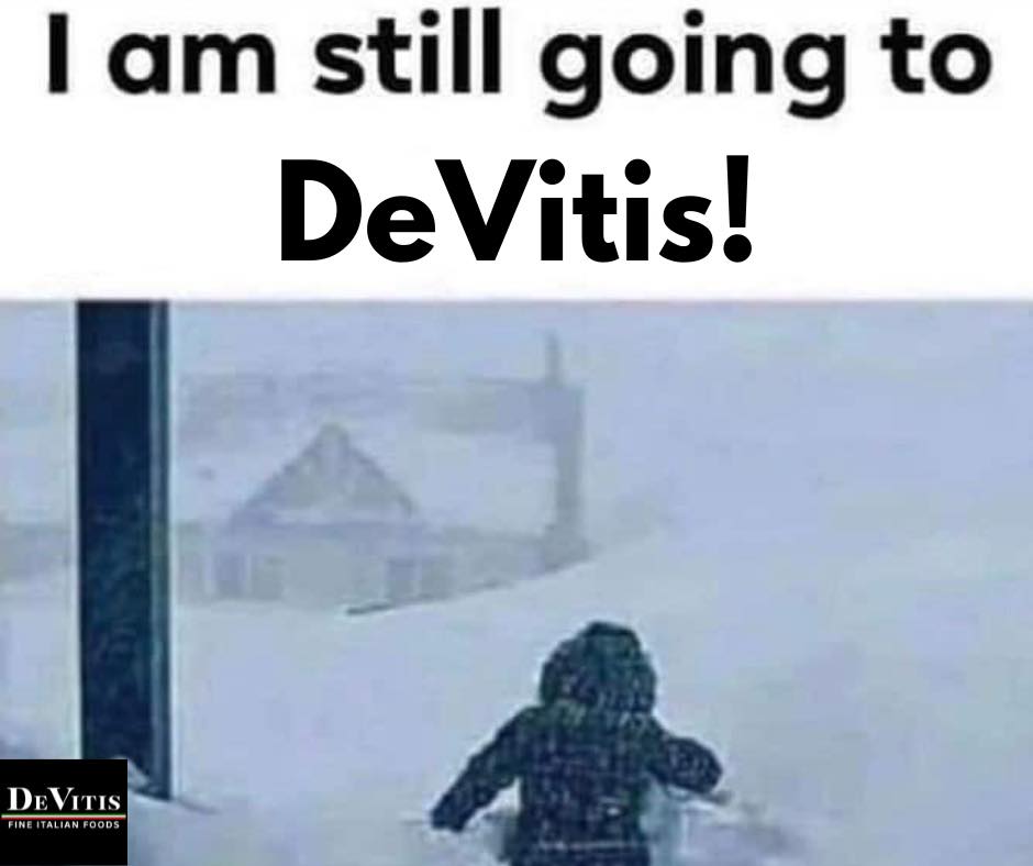 DeVitis - We will be open for our normal hours today of 9-6! ️☃️ ️ Safe ...