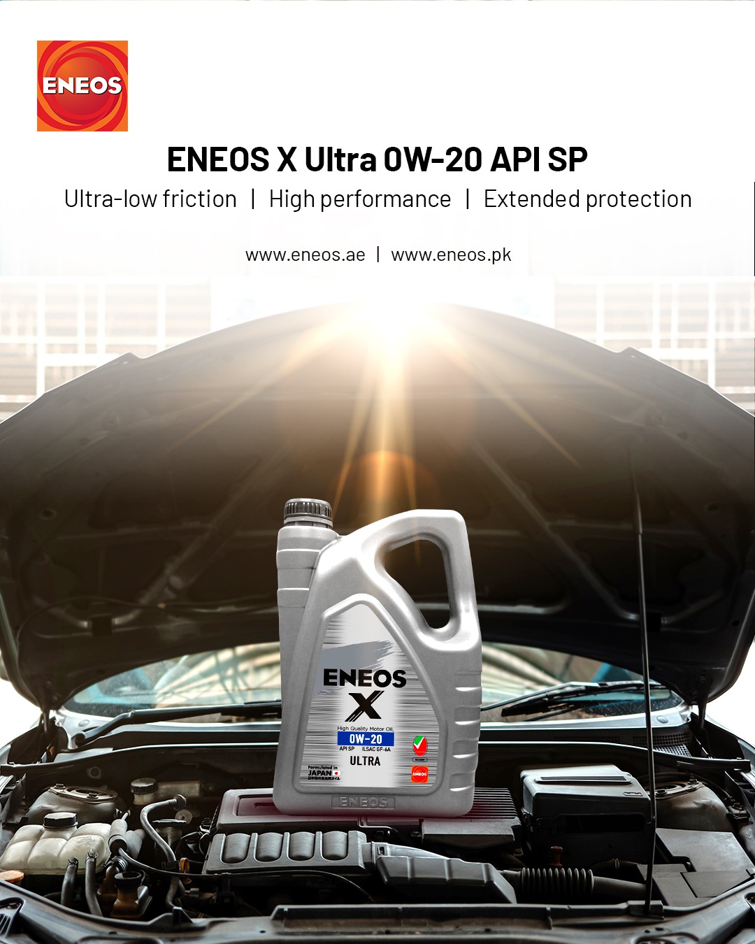Experience peak engine performance with ENEOS X PRIME 0W-20! This