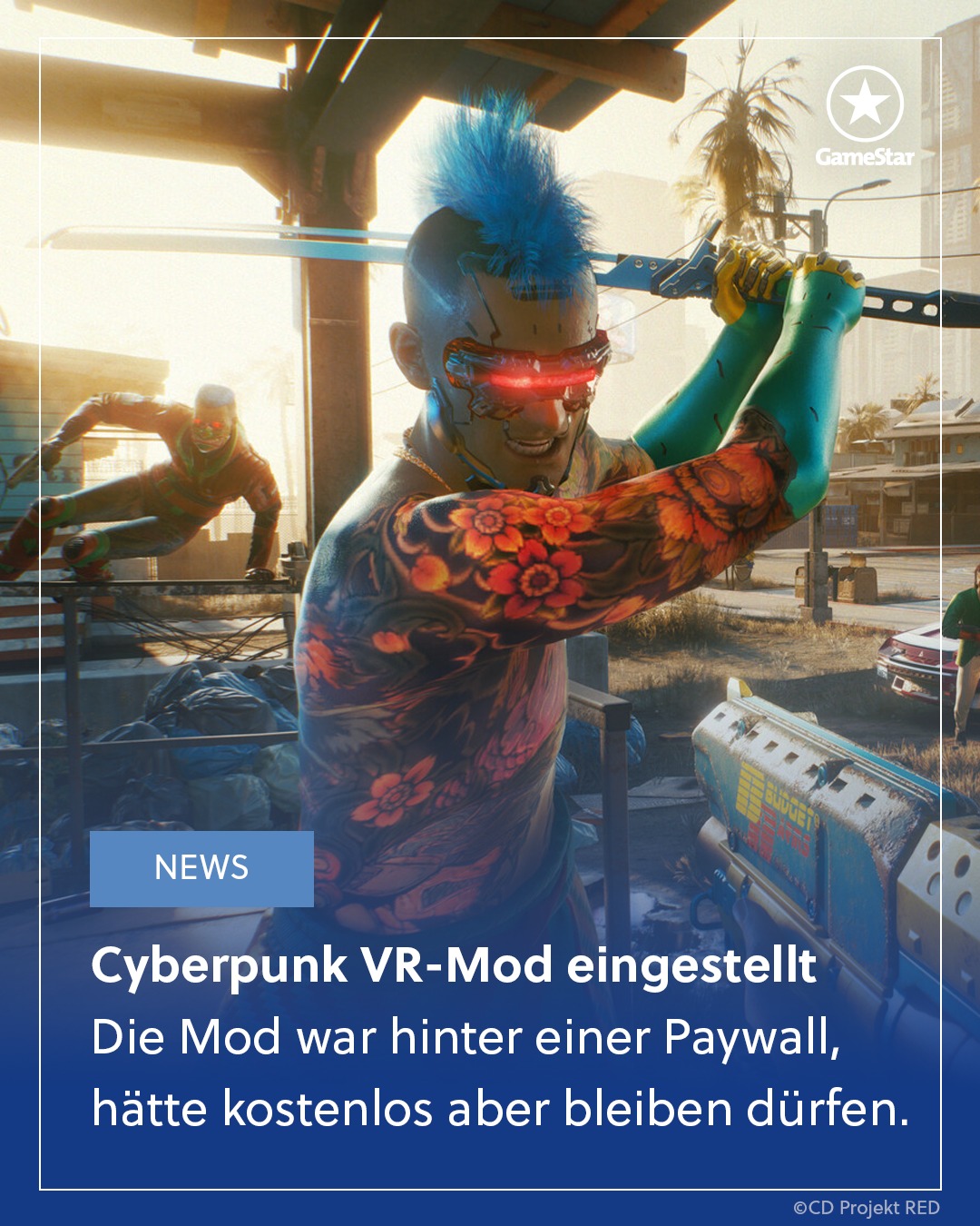 GameStar - Eine VR-Mod für Cyberpunk 2077 wurde eingestellt, weil sie ...