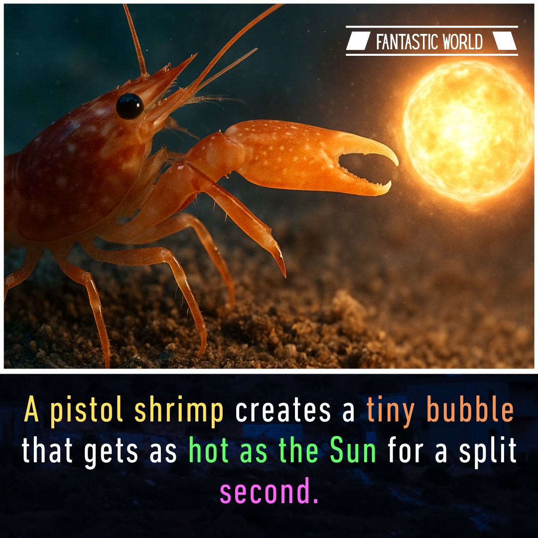 Fantastic - A pistol shrimp is a very small sea animal with one claw ...