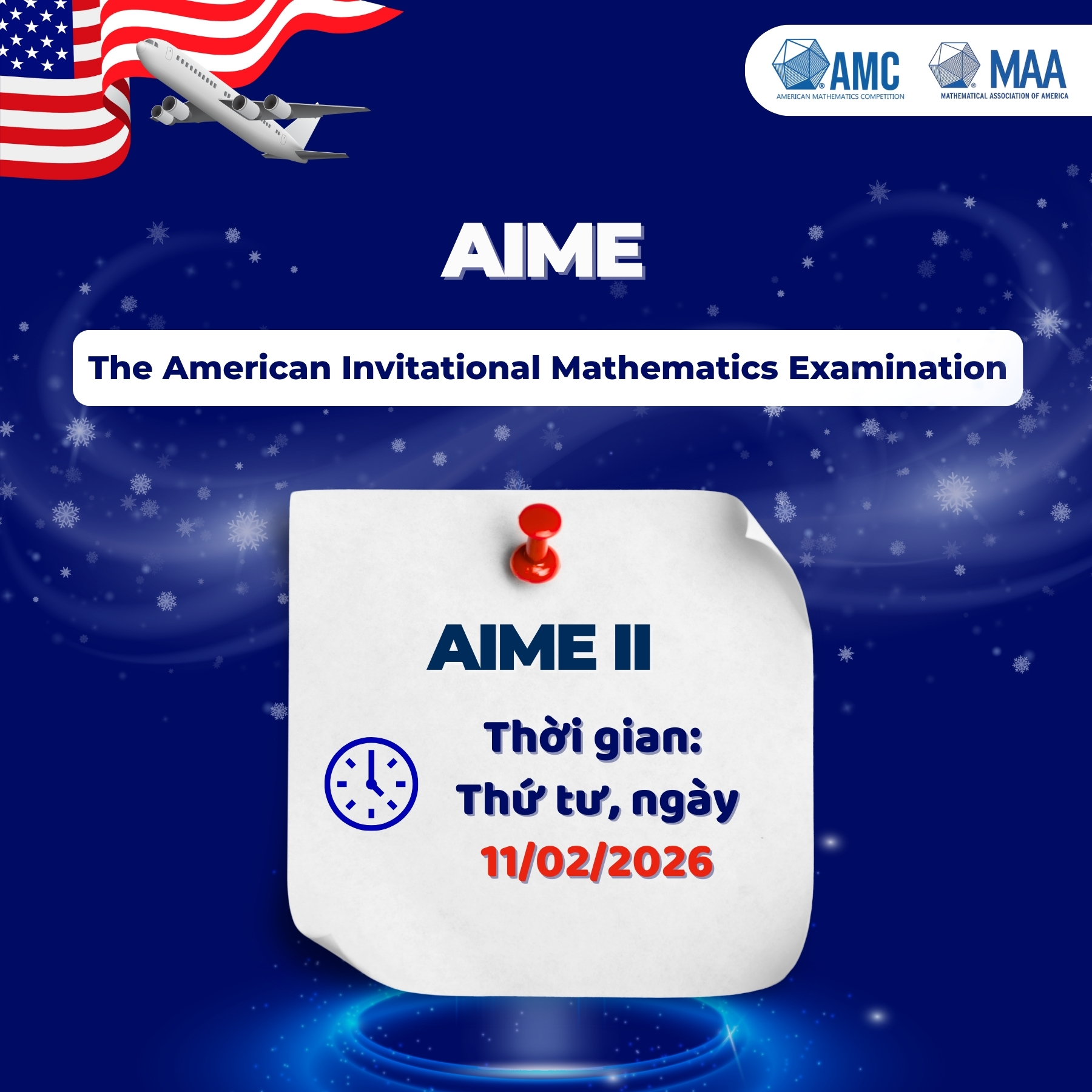 AMC Vietnam - 📣 [THÔNG BÁO] CẬP NHẬT LỊCH THI AIME 2026📣... | Facebook