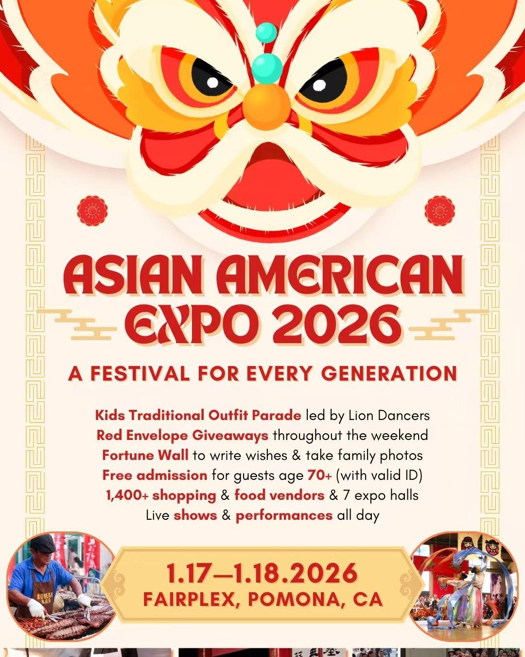 🧧🎉 Celebrate the Lunar New Year at... - Asian American Expo | Facebook