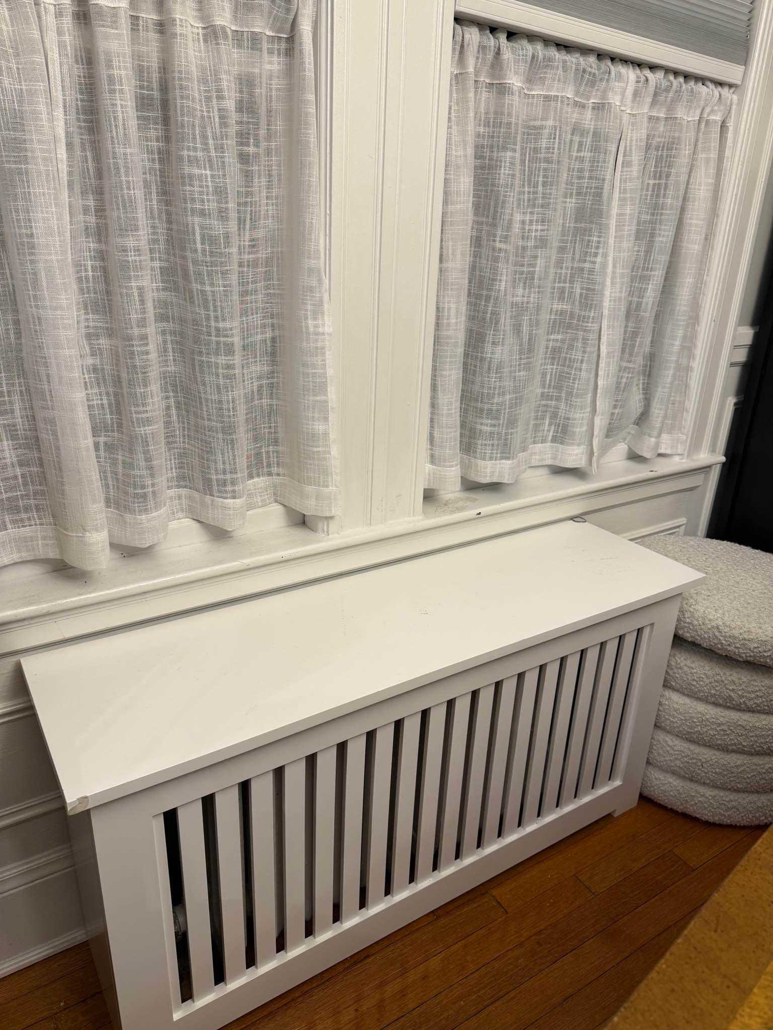 Custom Manhattan-Style Radiator Cover – Super White – Excellent ...