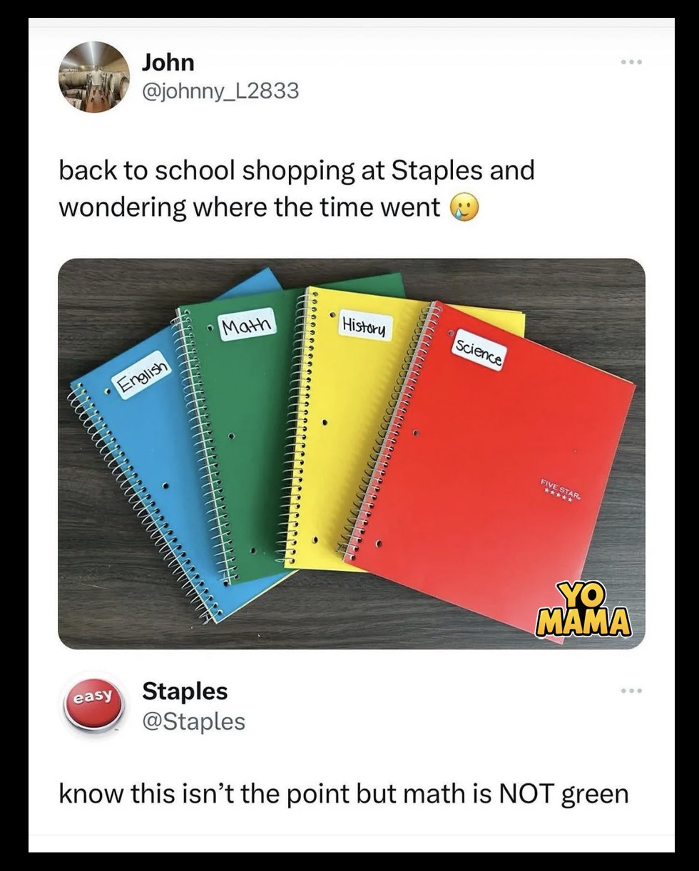 Yo Mama - Math is totally blue 😂 #fblifestyle | Facebook