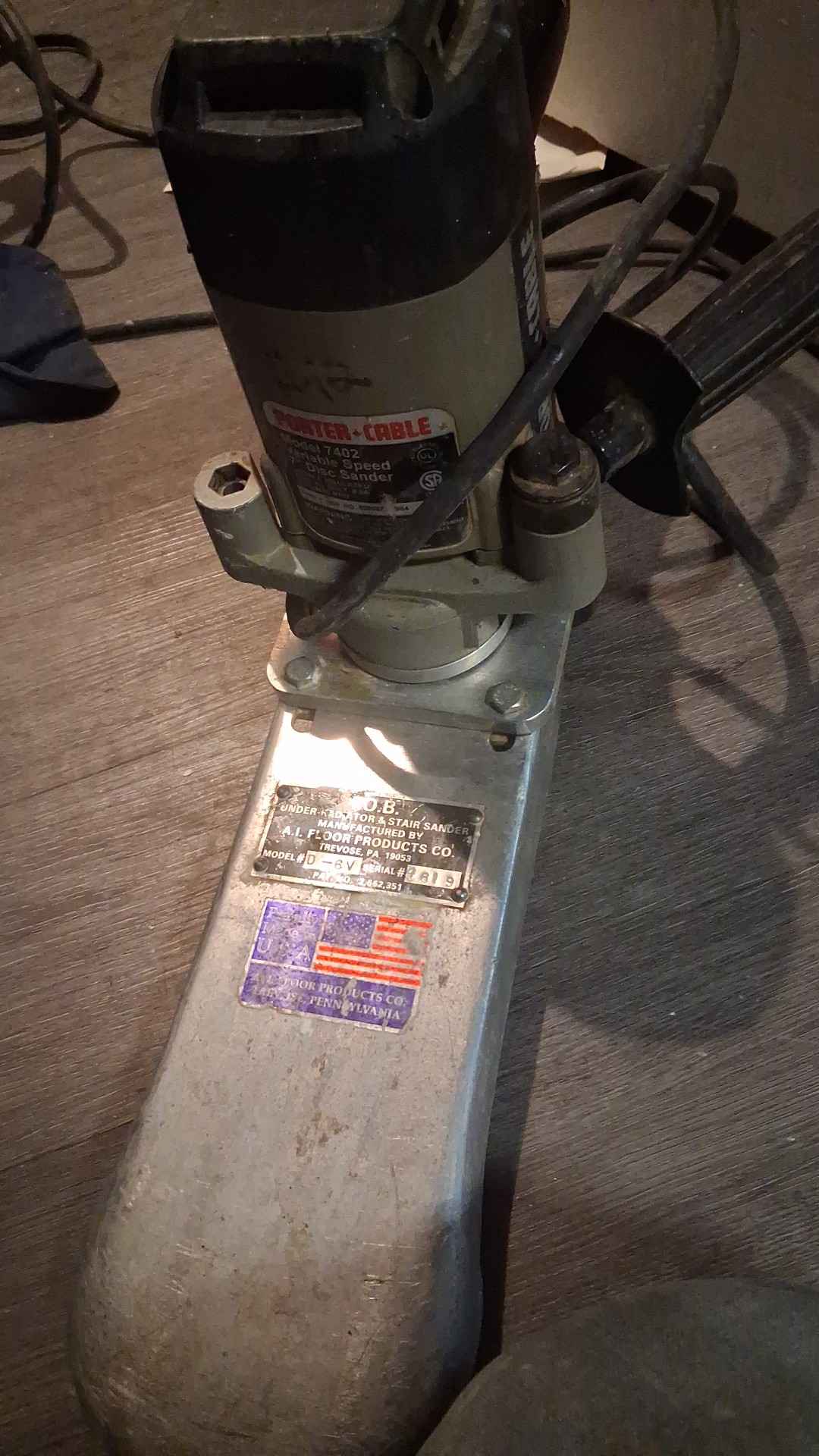 Porter-Cable O.B. Under-Radiator Stair Sander - Sanders - Philadelphia ...