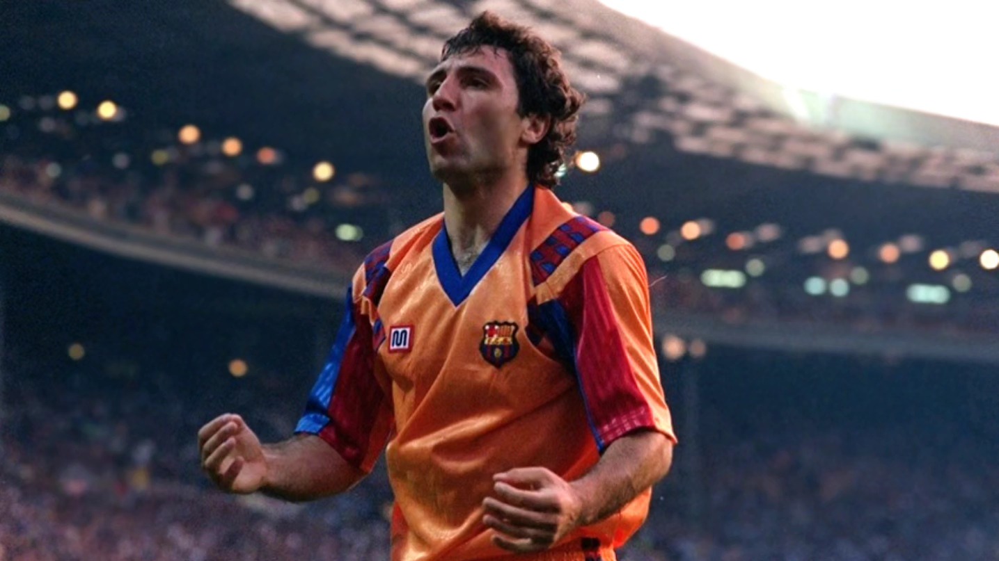 HWC Trading FR A4 Hristo Stoichkov Barcelona - Photo Autographe Signée Encadrée Pour Fans De Football
