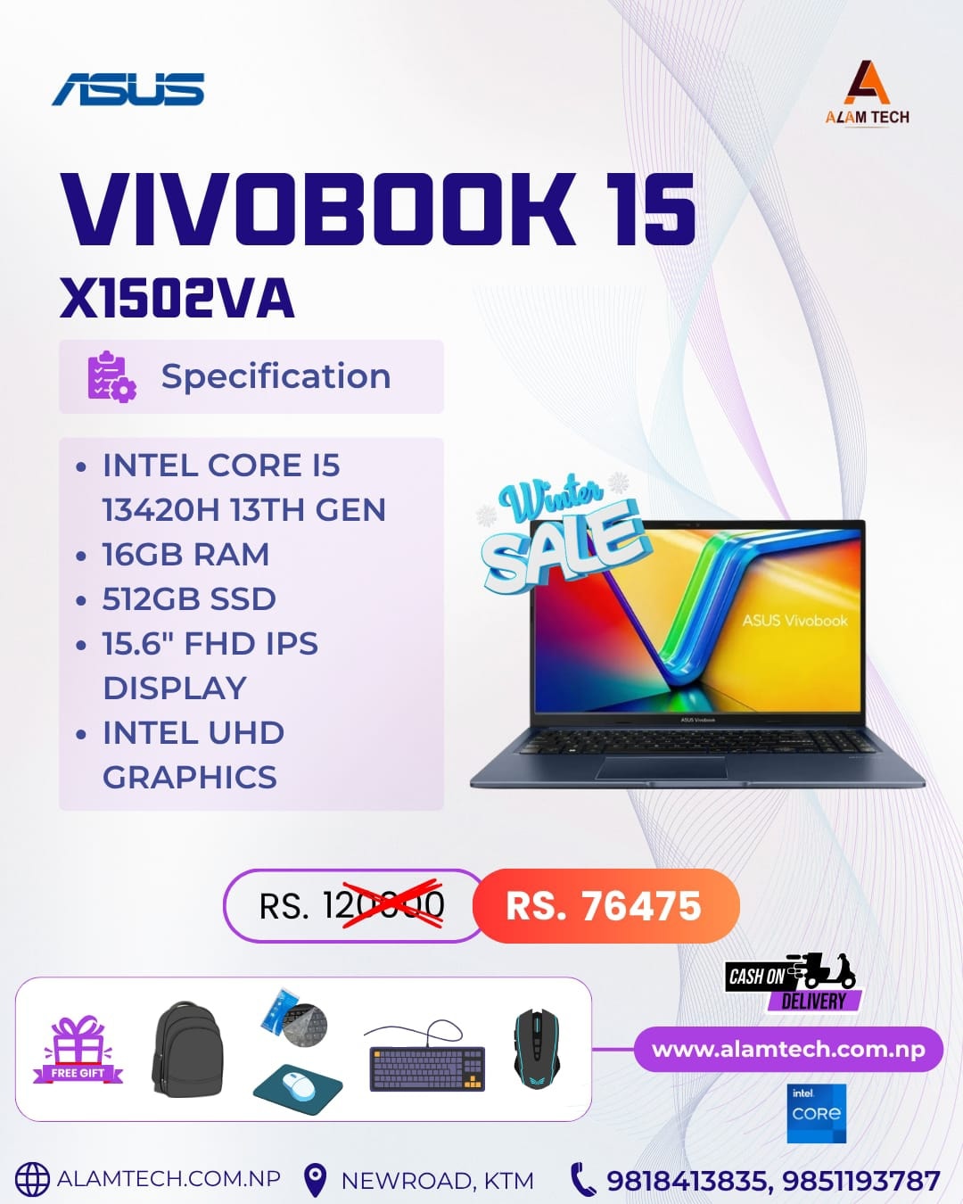 Alam - ️ ALAMTECH WINTER LAPTOP SALE 2025 ️ 🔥 Hot-Selling Laptops at ...