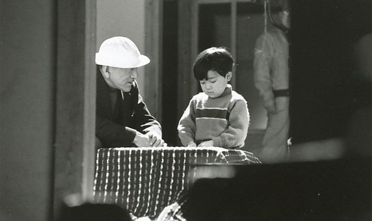 Japanese director Ozu Yasujirō (小津 安二郎, 1903-1963) and