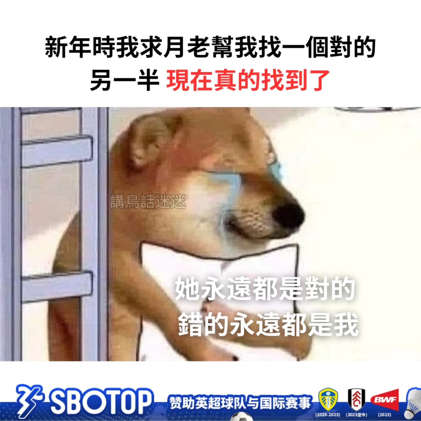 讲鸟话迷迷 - 月老：你現在想怎樣 游戏时刻，尽在 SBO 体育 IG: birdtalkmeme . . #梗 #梗圖 #梗图 #梗圖系列 ...