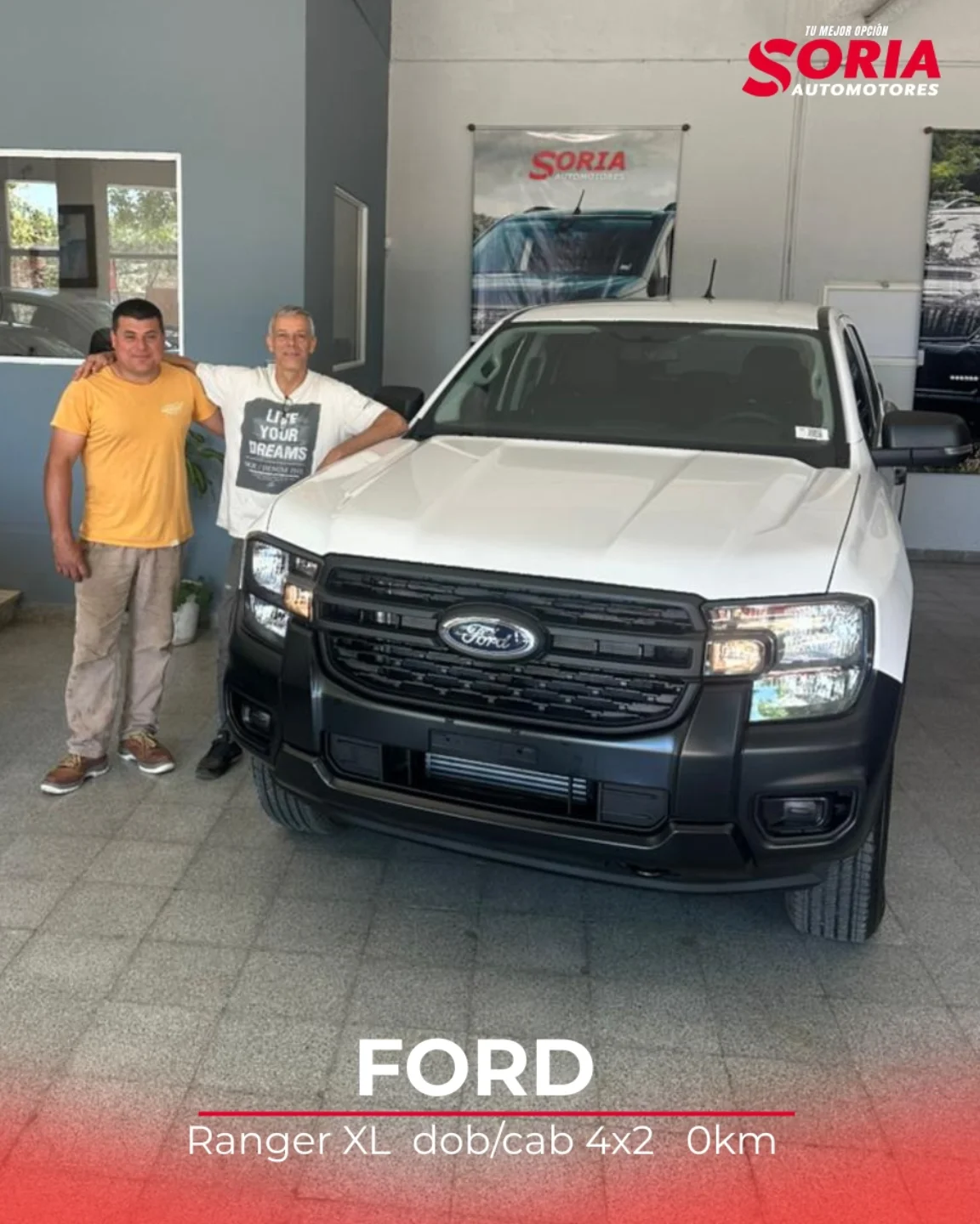 Soria - Entrega de una Ford Ranger XL doble cabina 4x2 0km para Ariel ...