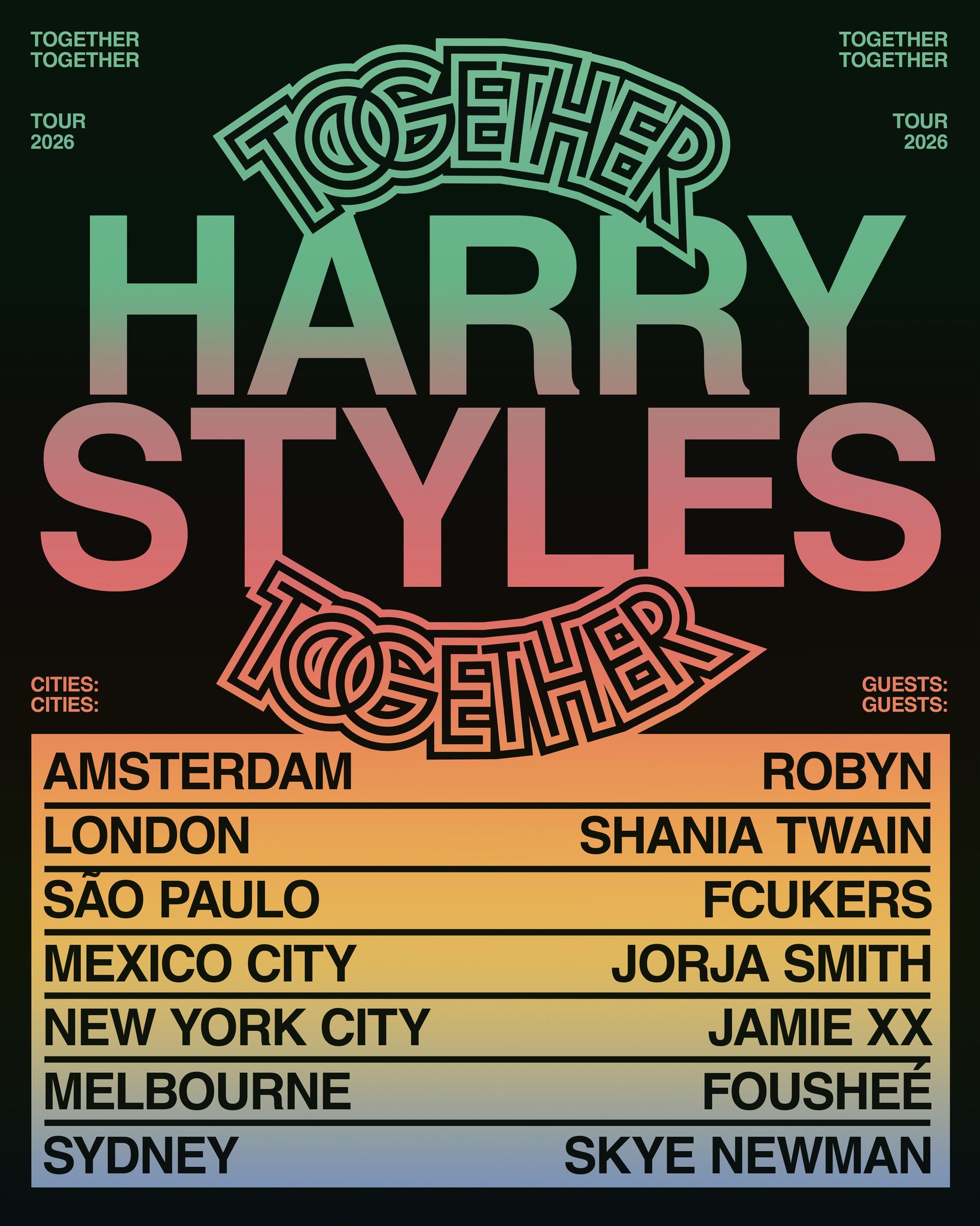 We belong together, together again 🥹🫶 New posters have been