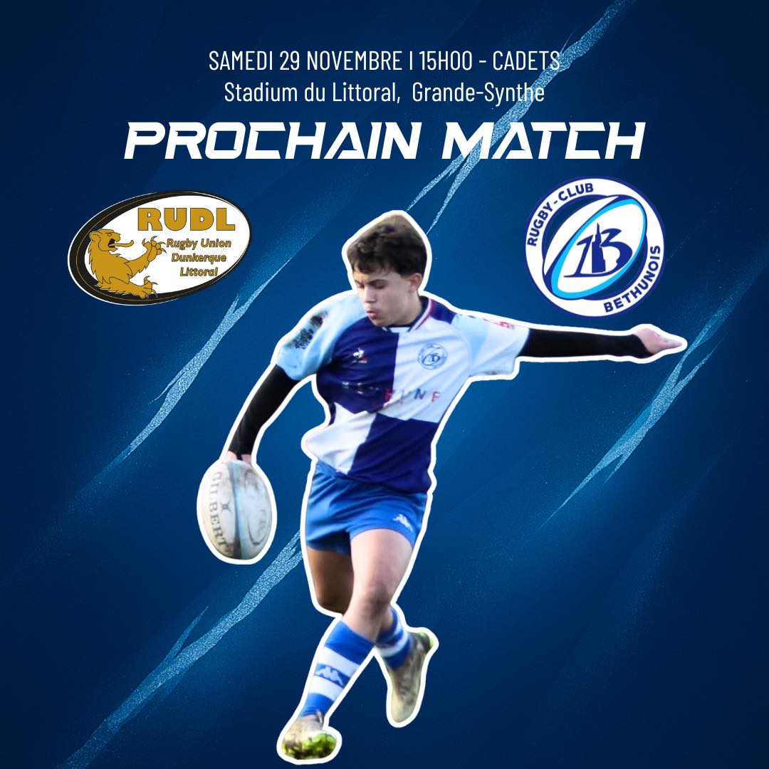 Rugby - 📣 J-3 Match M16 📣 ⚡️6ème journée pour nos cadets !⚡️ 💥 RUDL 🆚 ...