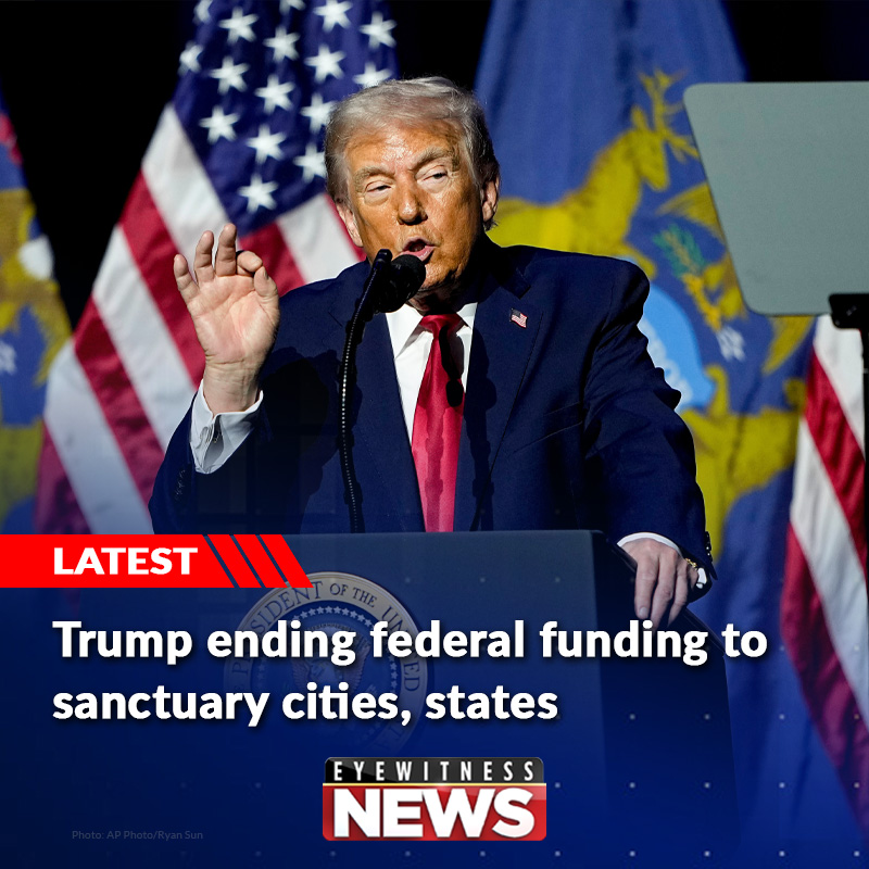 Eyewitness News - President Donald Trump announced early... | Facebook