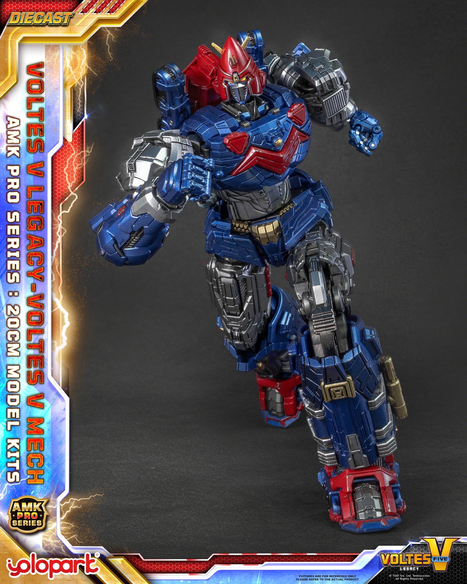 YOLOPARK's AMK Pro Series Voltes V Legacy model kit