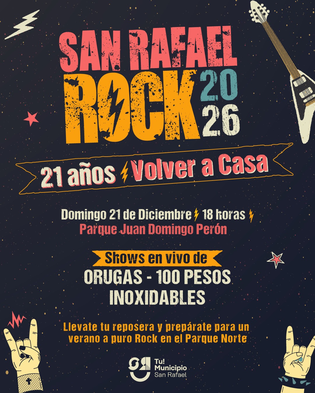 Municipalidad - INICIA LA TEMPORADA 21 DEL SAN RAFAEL ROCK El San ...