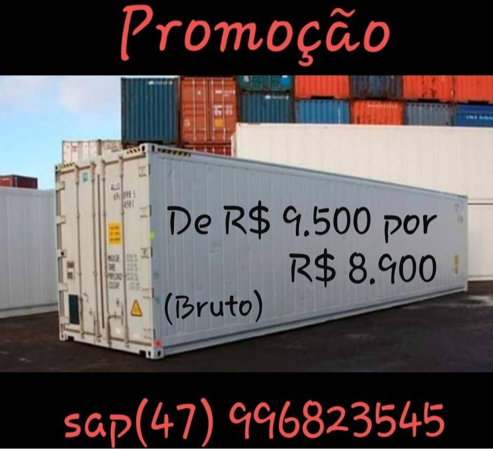 Alfa - Container Dry 20' -- A Partir de R$6.600,00 a Unidade. LOTE A ...