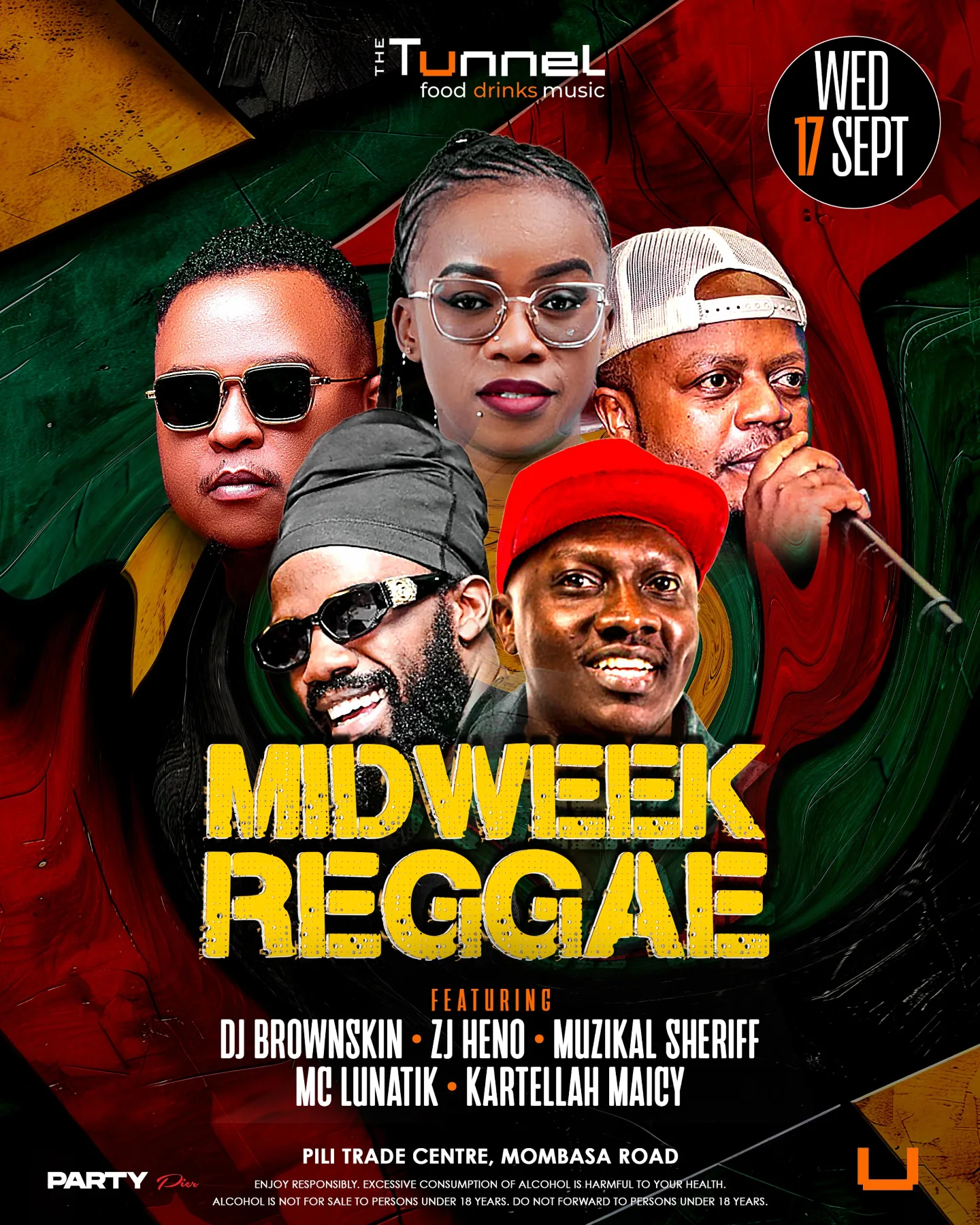 The Tunnel - MIDWEEK REGGAE ON A WEDNESDAY @thetunnelke Mombasa rd 📌 ...