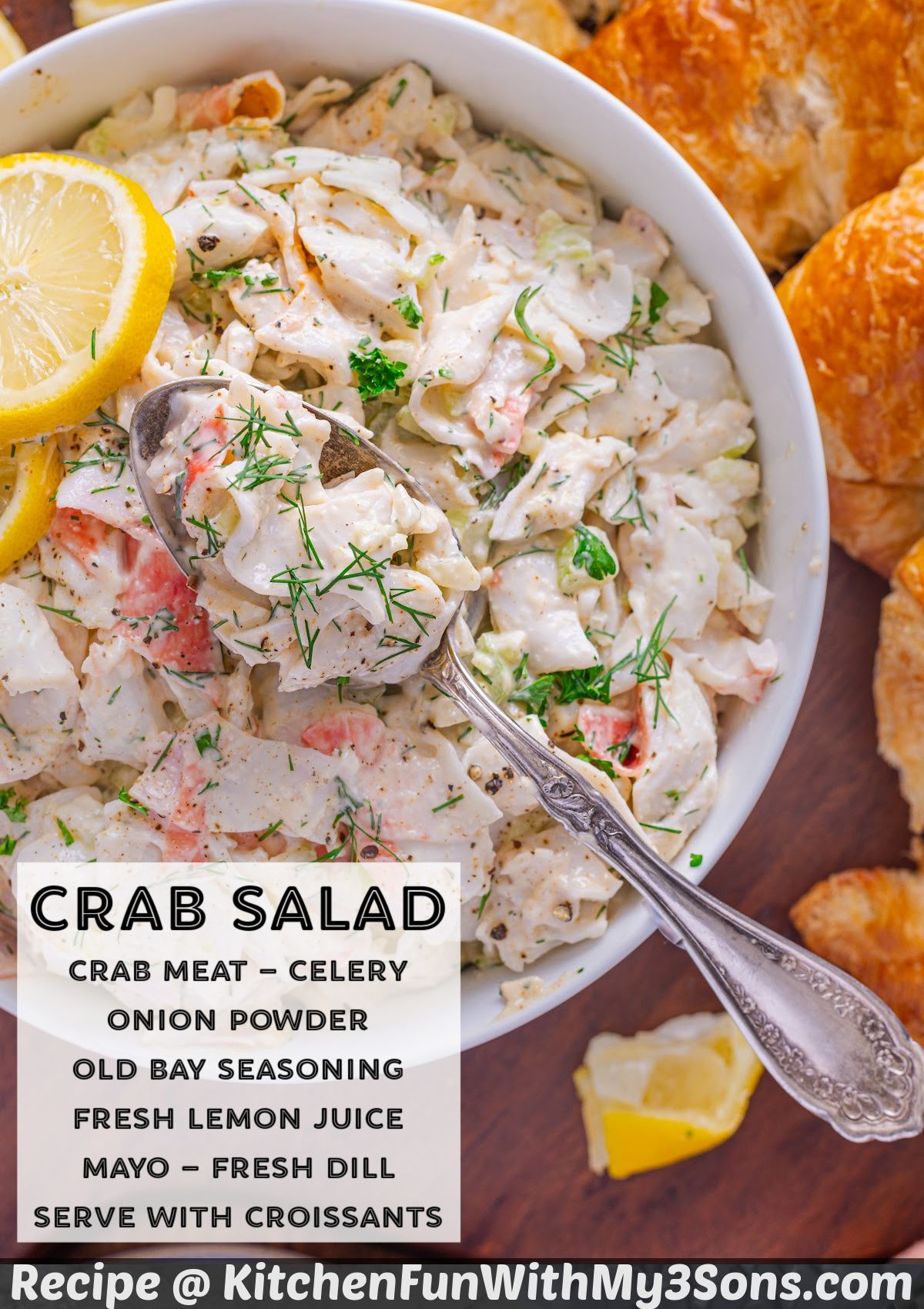 BEST CRAB SALAD - perfect... - Kitchen Fun With My 3 Sons | Facebook