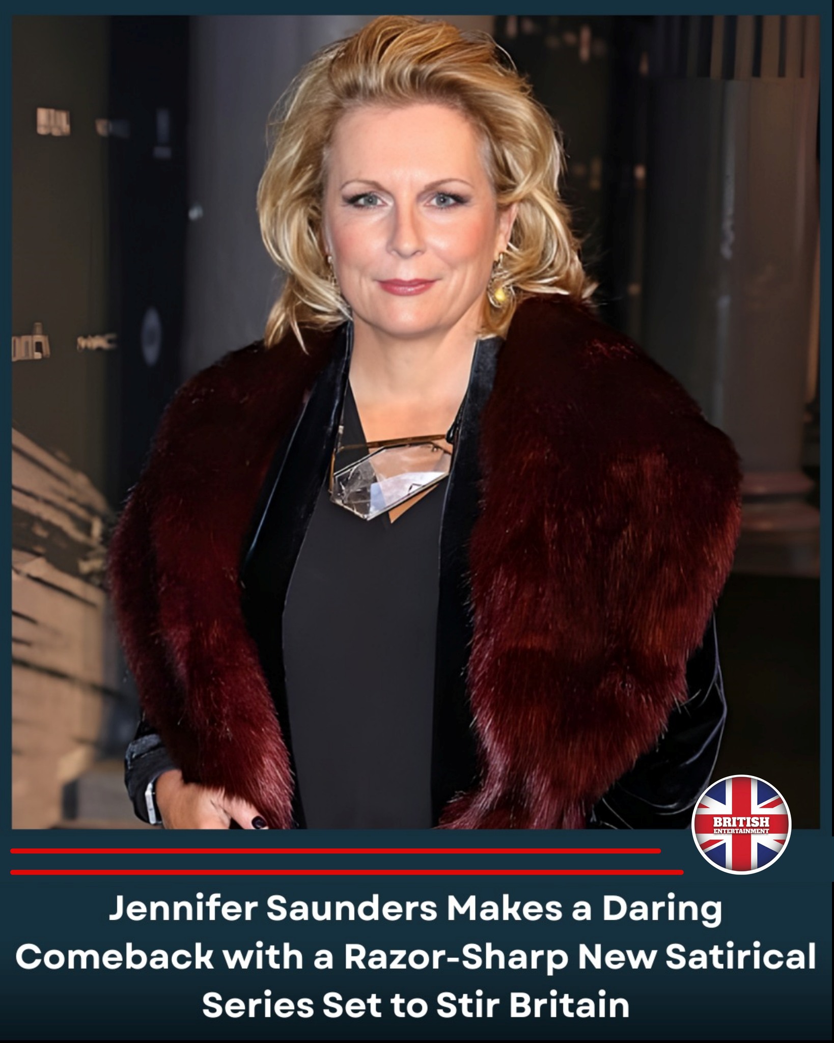 Popcorn - Jennifer Saunders has officially confirmed she is stepping ...